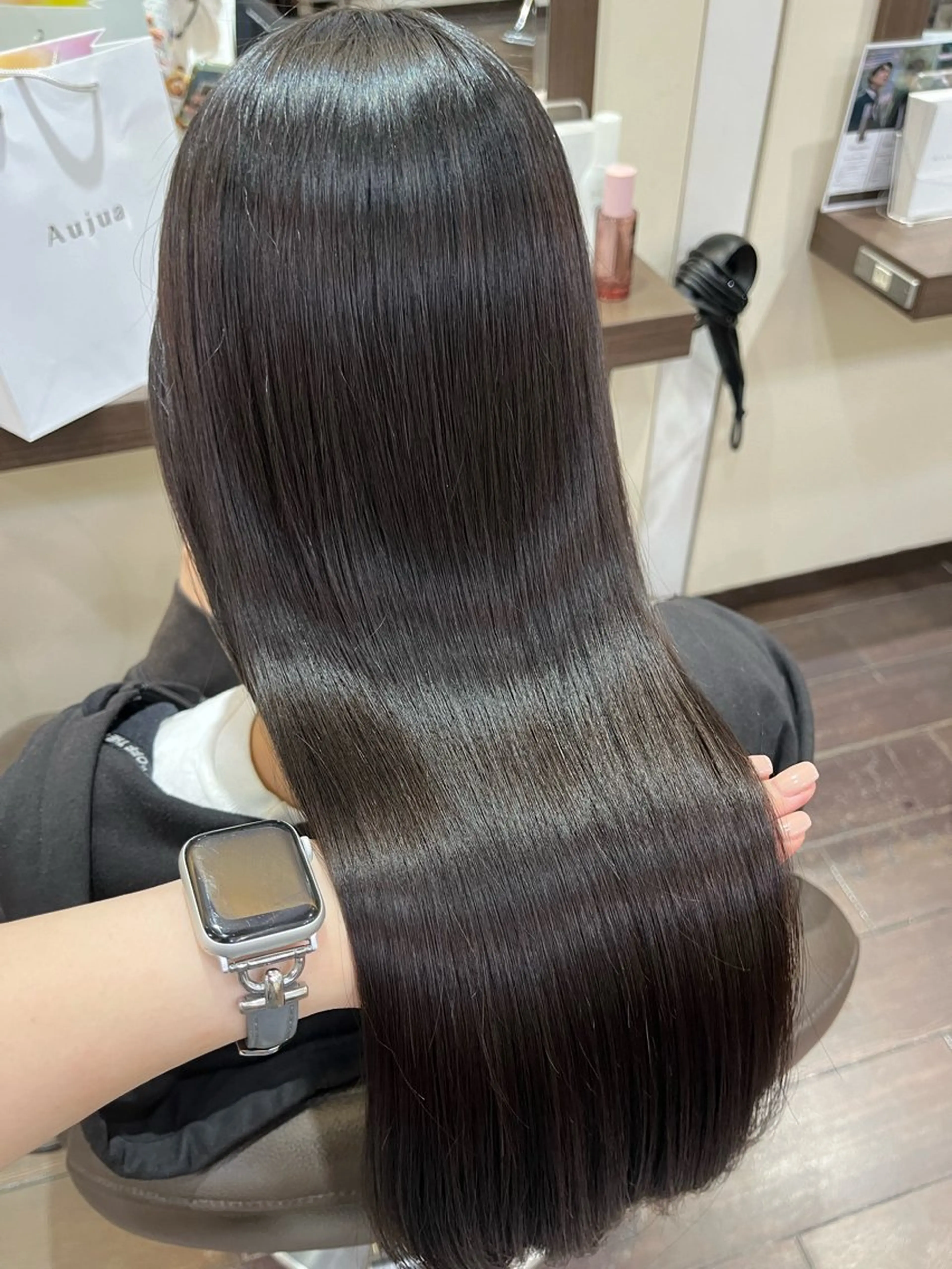 ロング 髪質改善 トリートメント ボブ/暖色カラー コウボヒカルのヘアスタイル