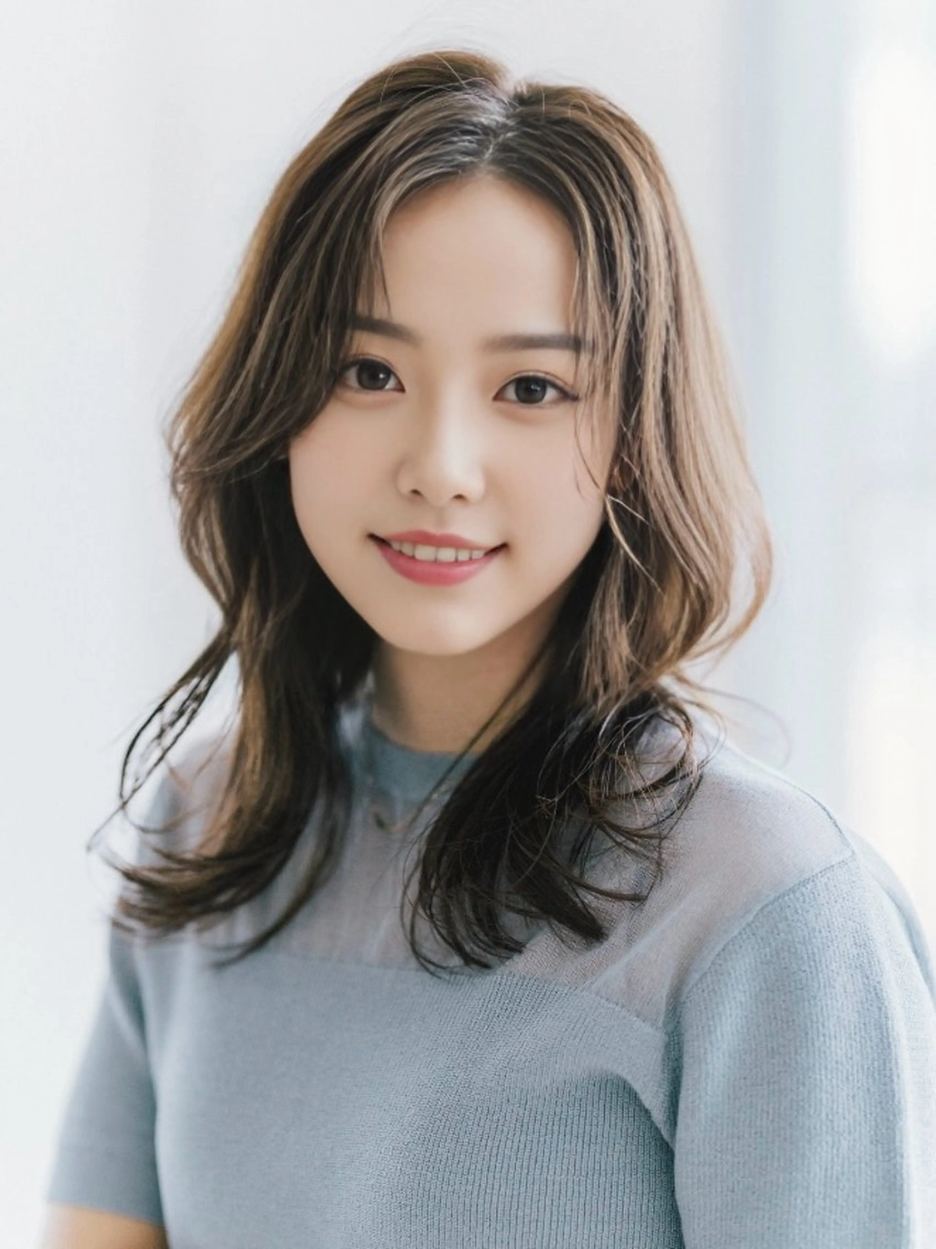 ミディアム 志賀 大倫のヘアスタイル