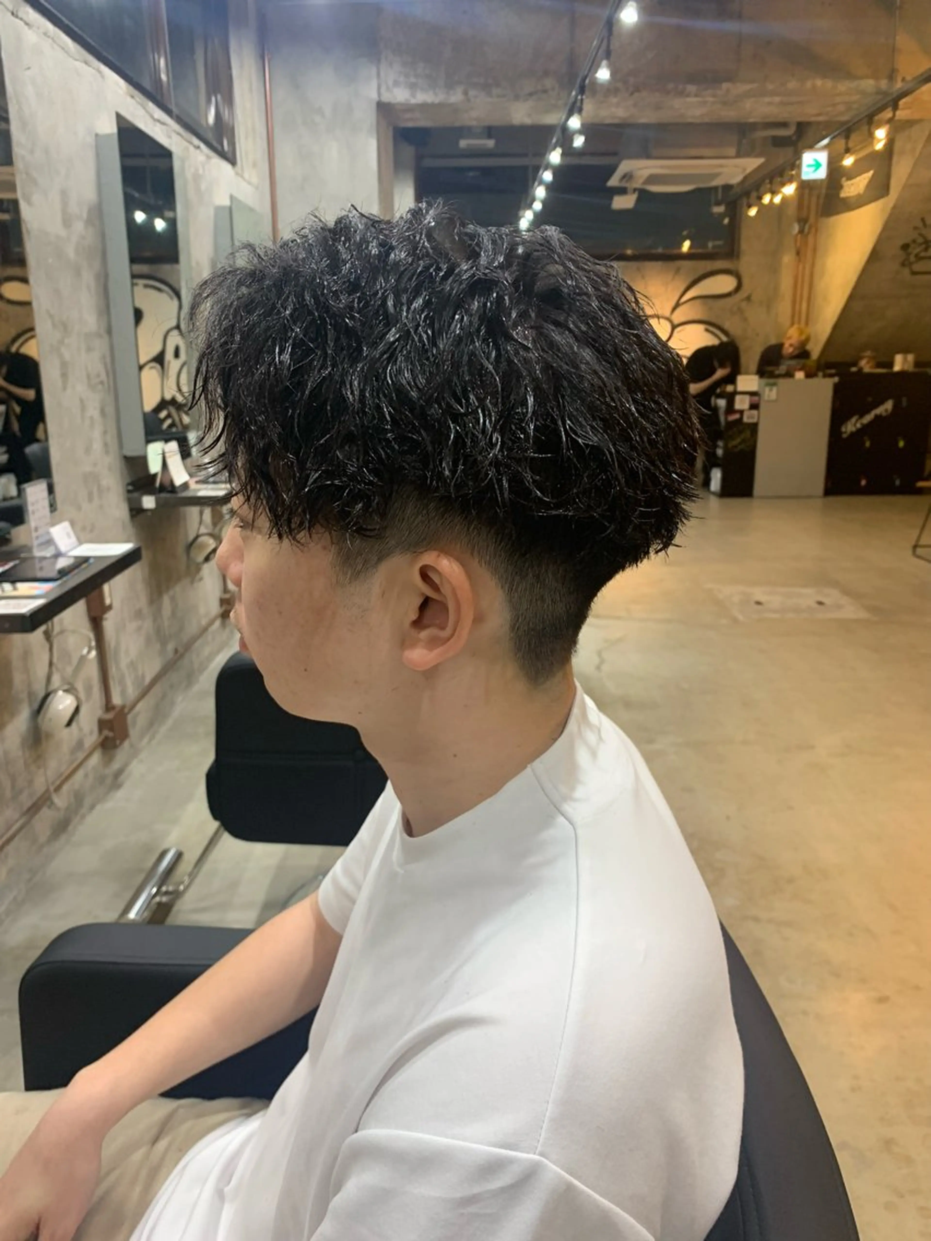 パーマ メンズ カット パーマ ⚡️メンズパーマ特化 mens支持◎/忠地のヘアスタイル