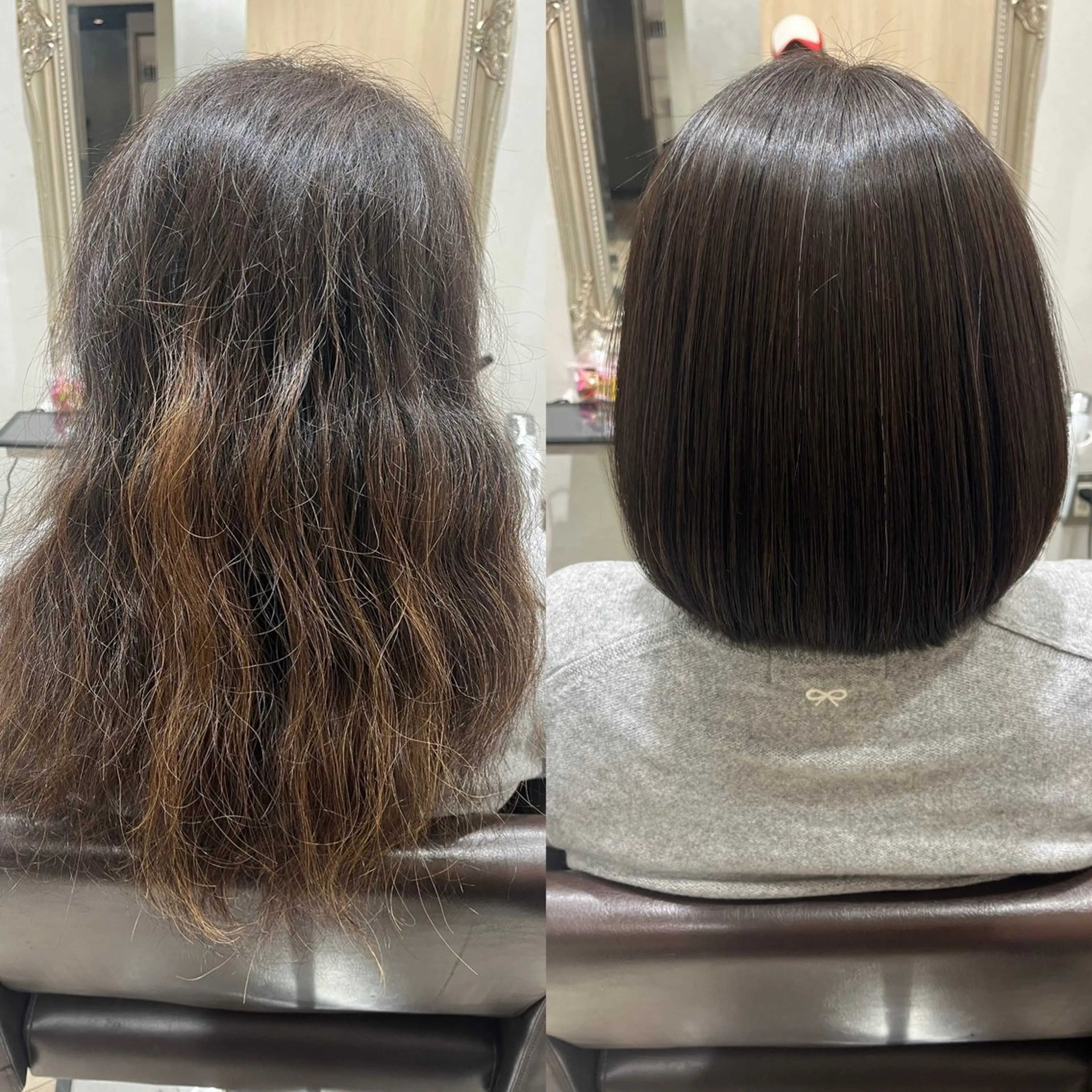 ミディアム 髪質改善 カット 縮毛矯正 【髪質改善特化】 ✂︎ jun ✂︎のヘアスタイル