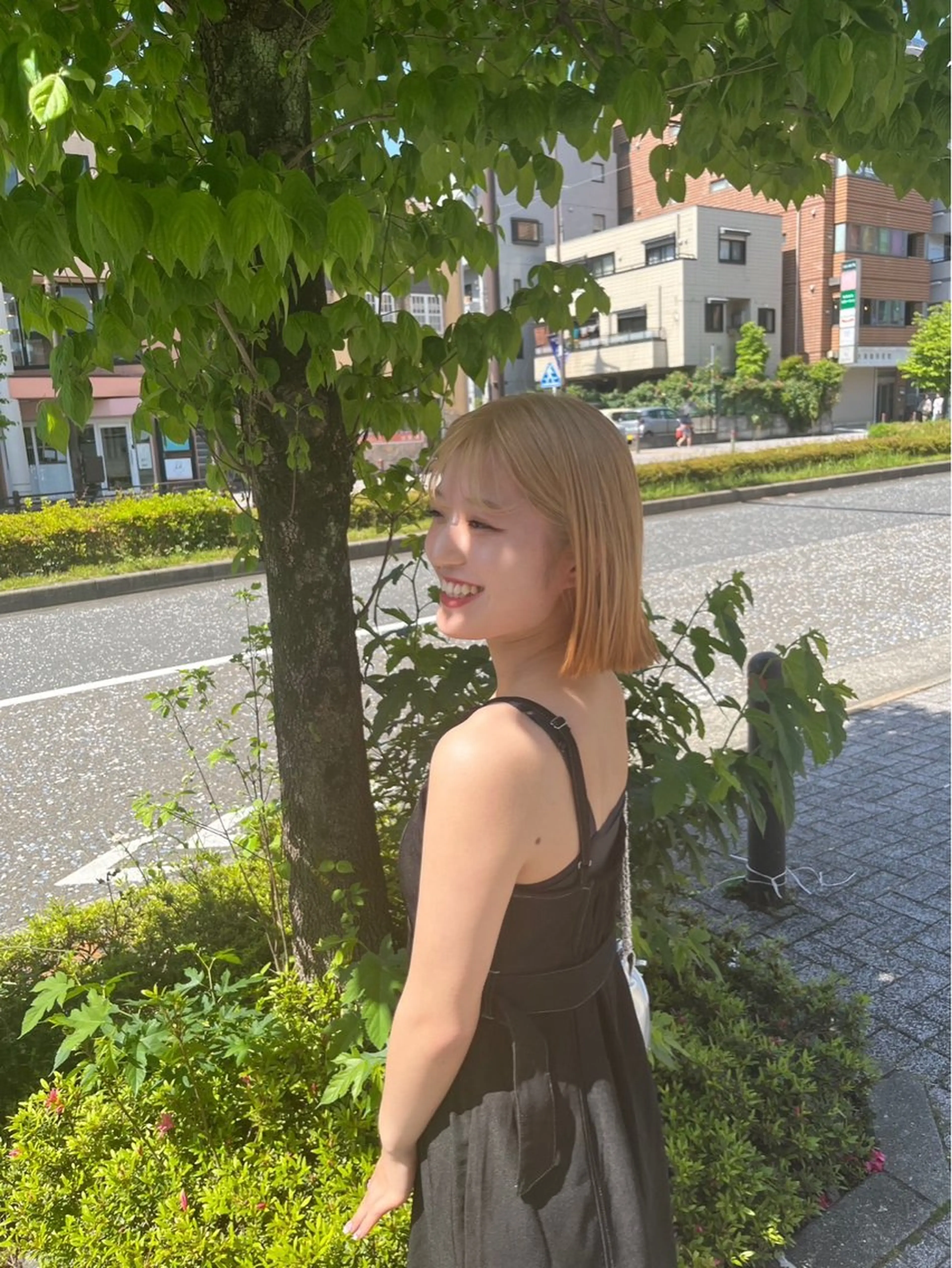 ショート カラー ヘアカラー トリートメント 💞暖色カラー 💞risaのヘアスタイル