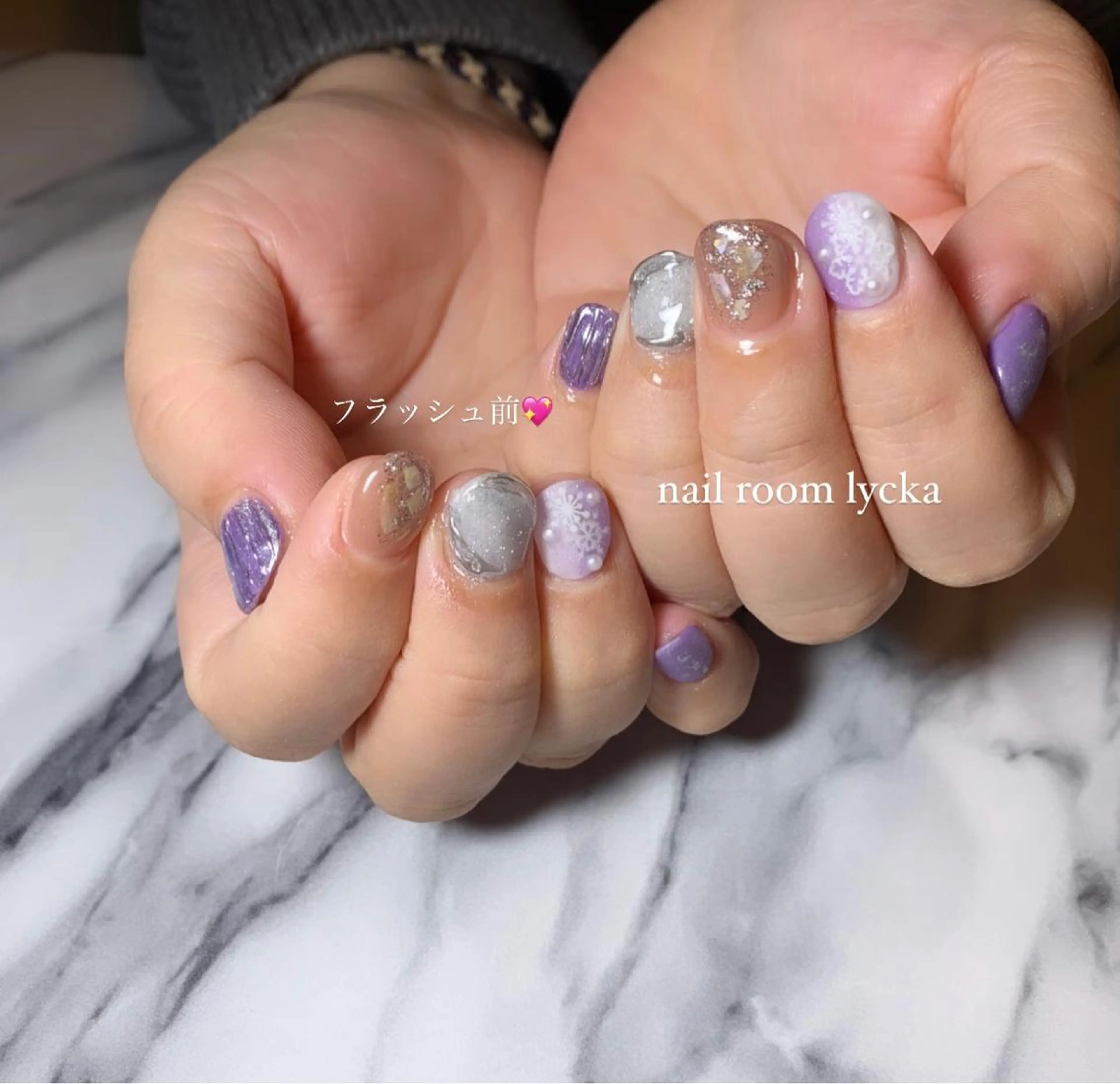 ネイル ﾈｲﾙﾙｰﾑﾘｯｶ 𝐦𝐚𝐲𝐮のネイルデザイン