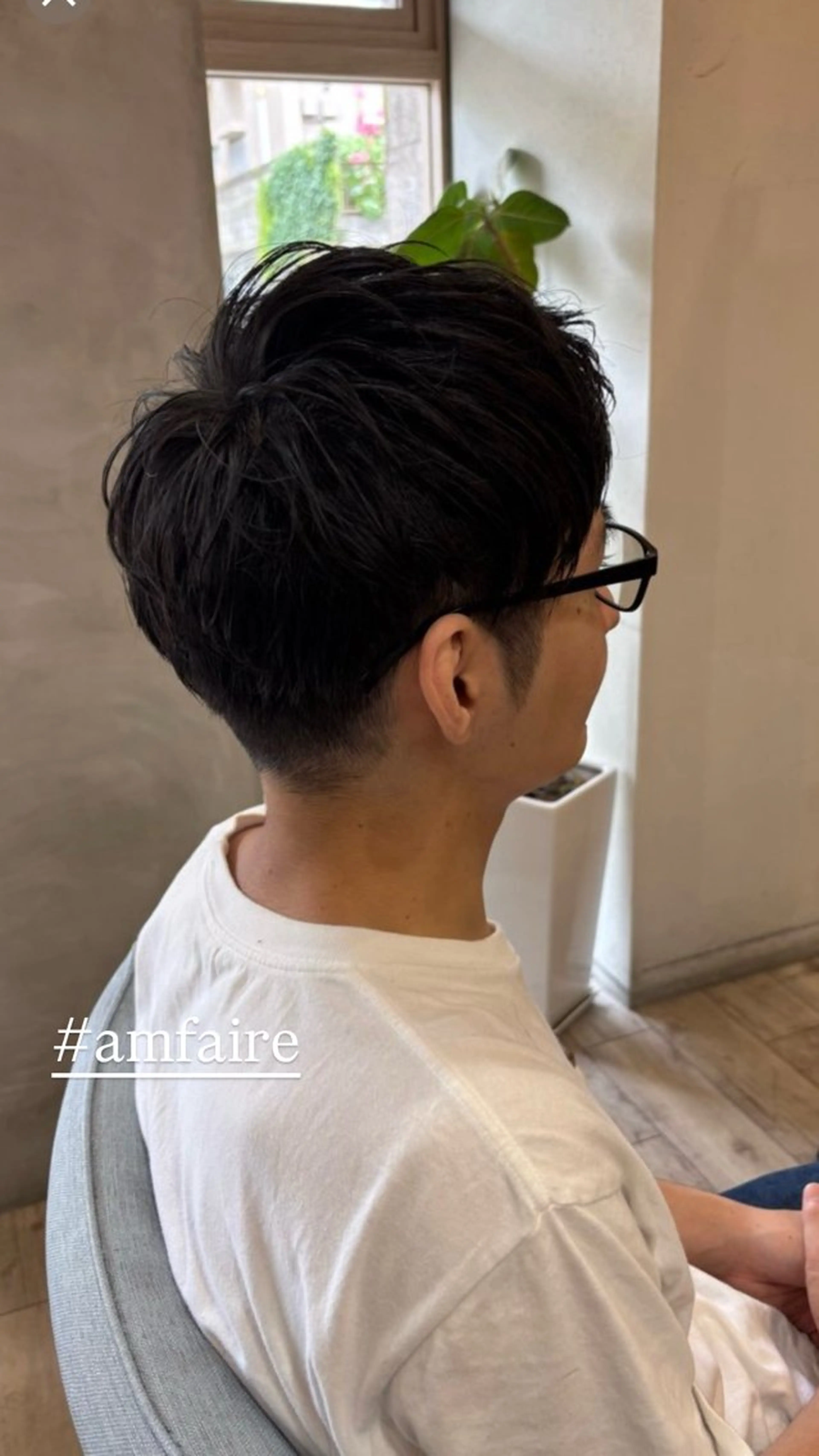 ショート メンズ パーマ shimizu .のヘアスタイル