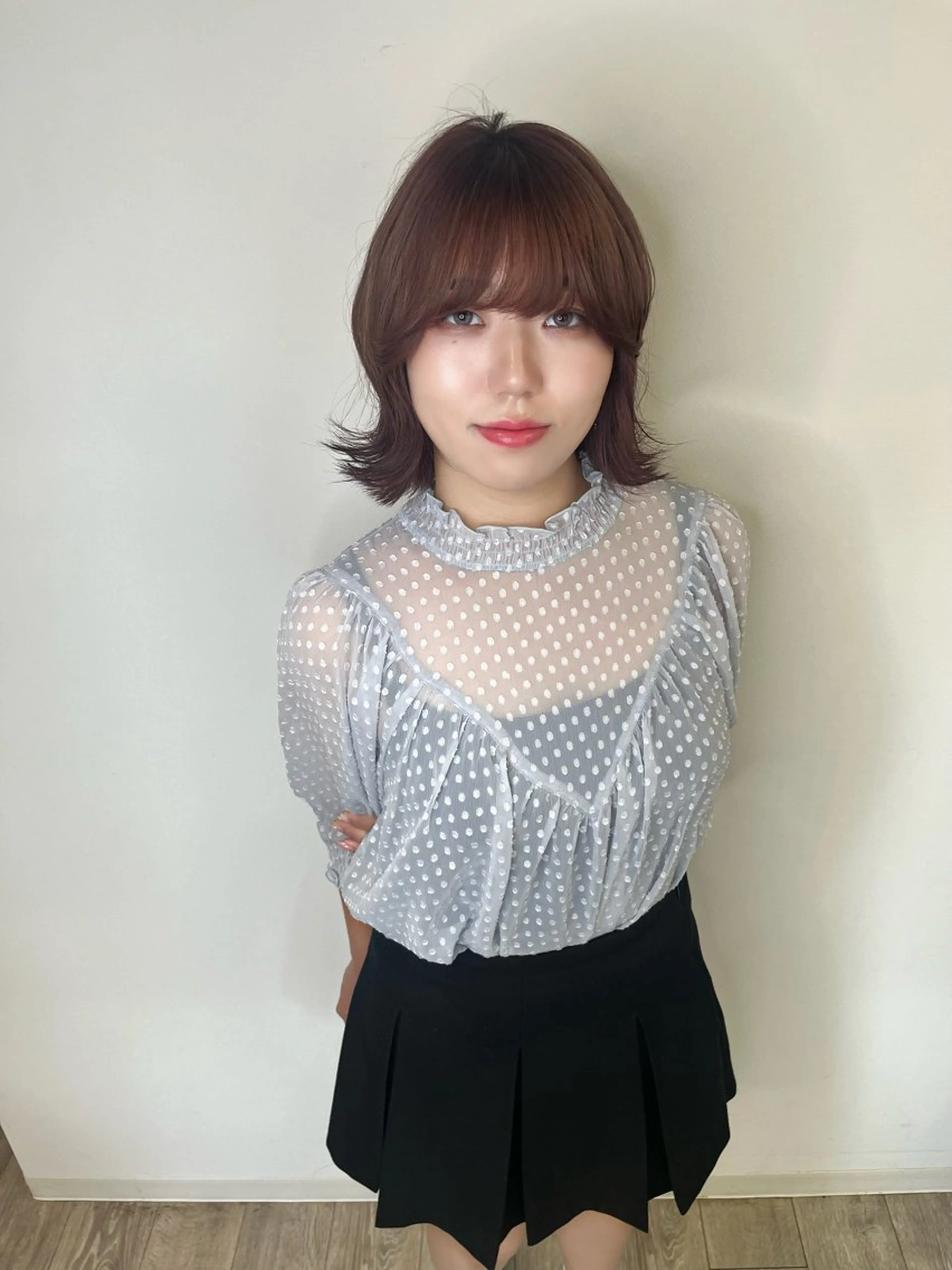 ショート JIN/暖色カラー /髪質改善/艶髪のヘアスタイル