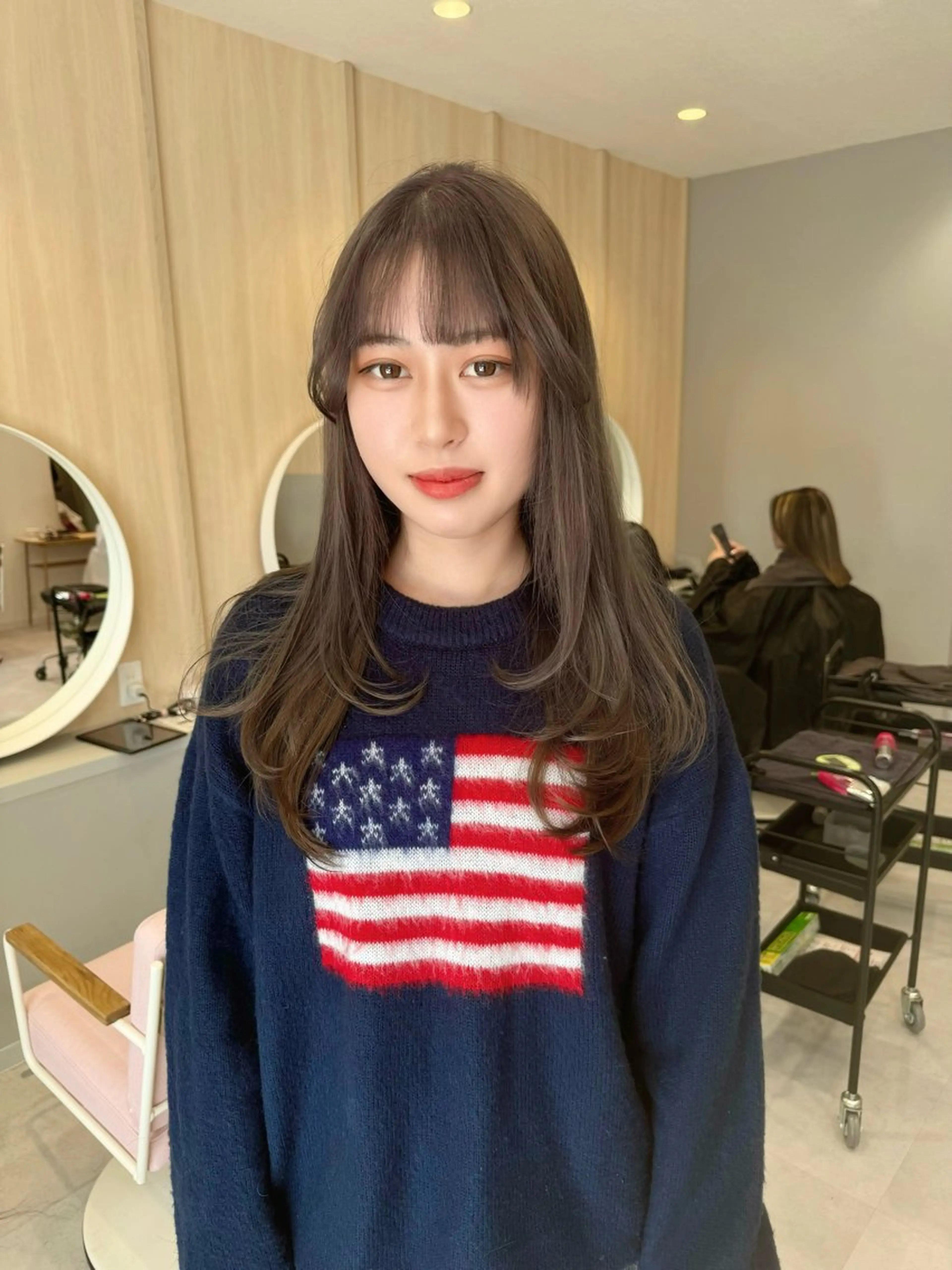 ロング カラー カット ヘアカラー トリートメント ヘアセット ✂️似合わせの魔術師 石田一樹✂️のヘアスタイル