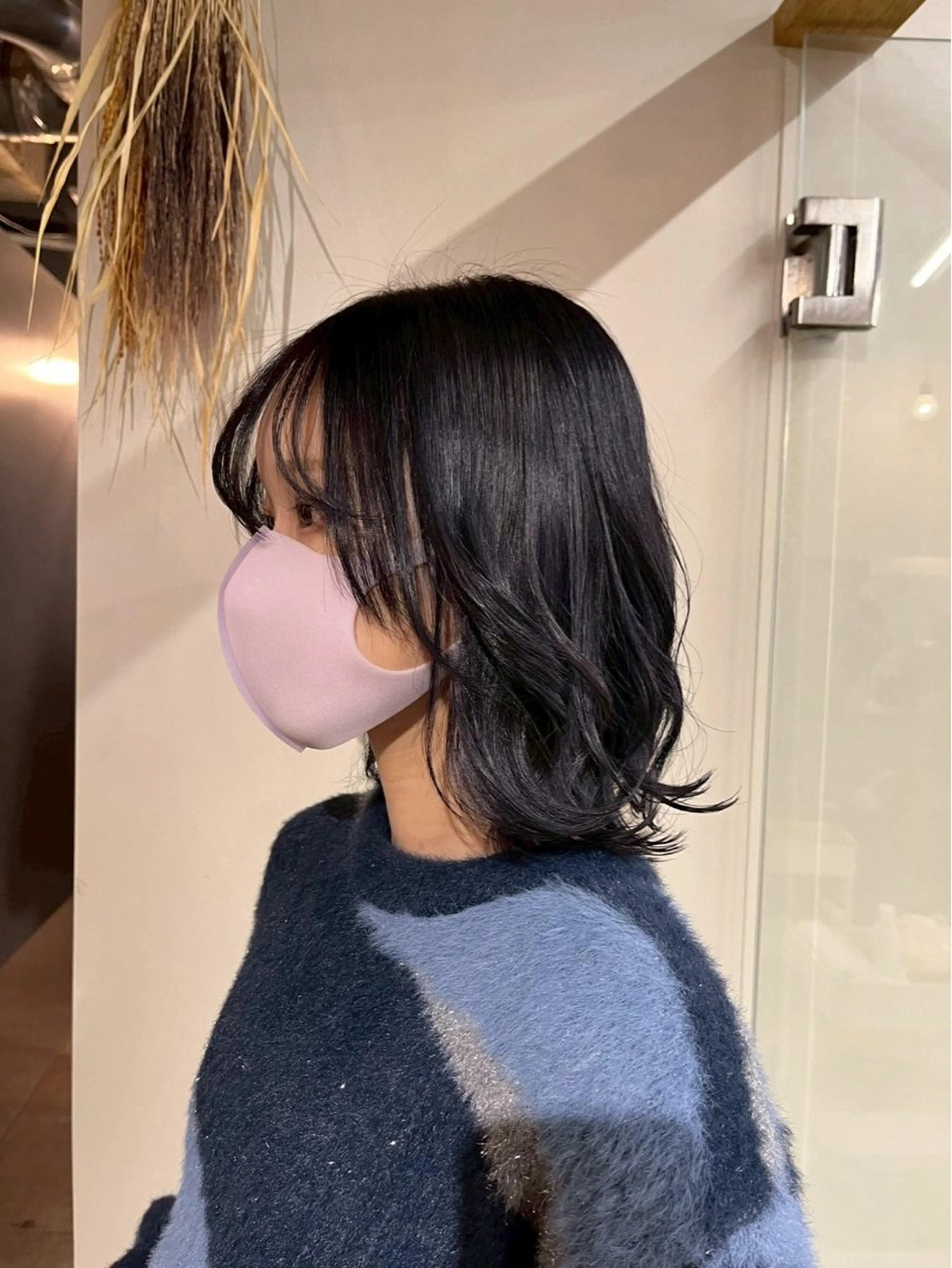 ミディアム カラー ヘアカラー 💐花屋併設💐 宮園　雛羽のヘアスタイル