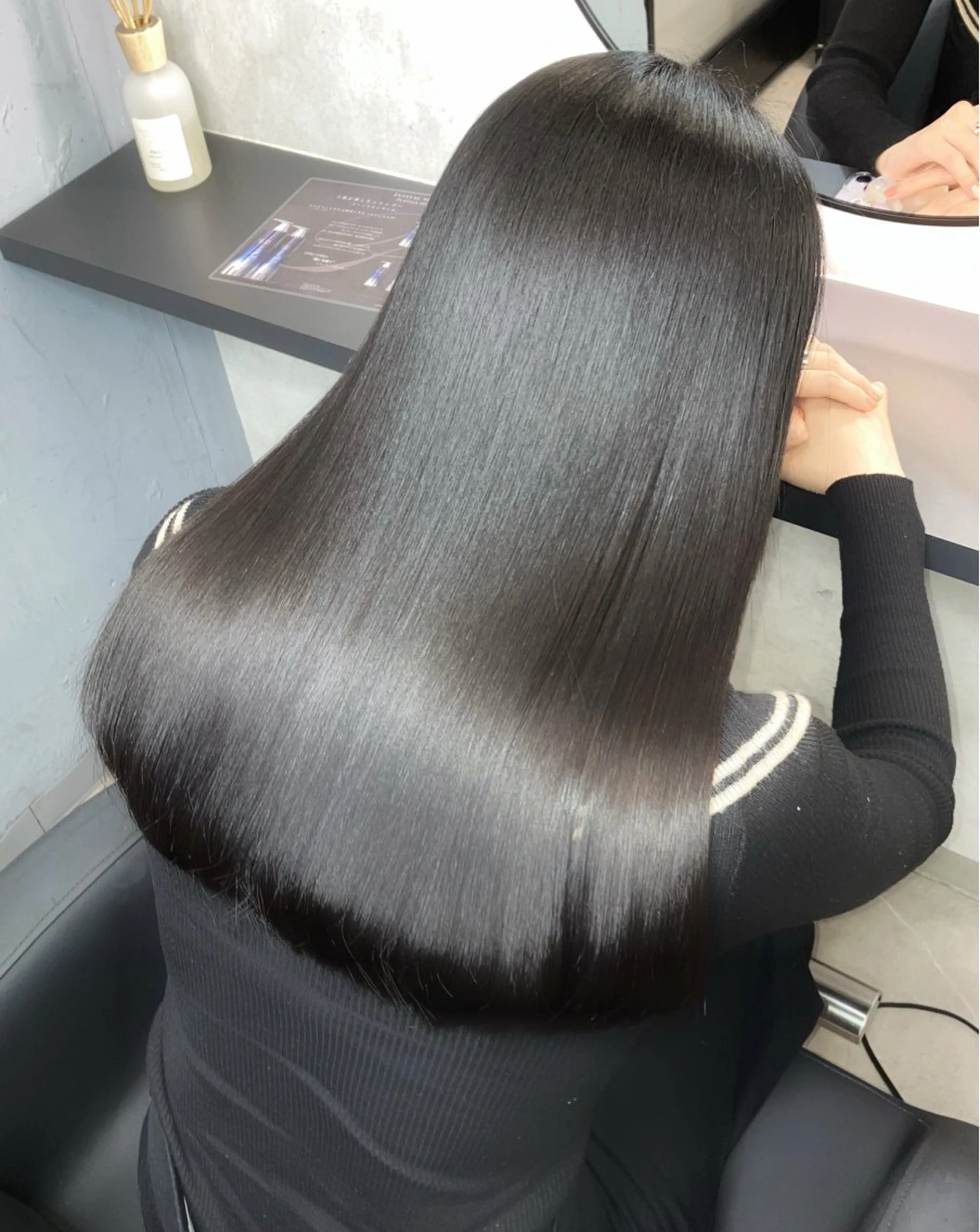 ミディアム 新宿/縮毛矯正/ カラー/羽生沢のヘアスタイル