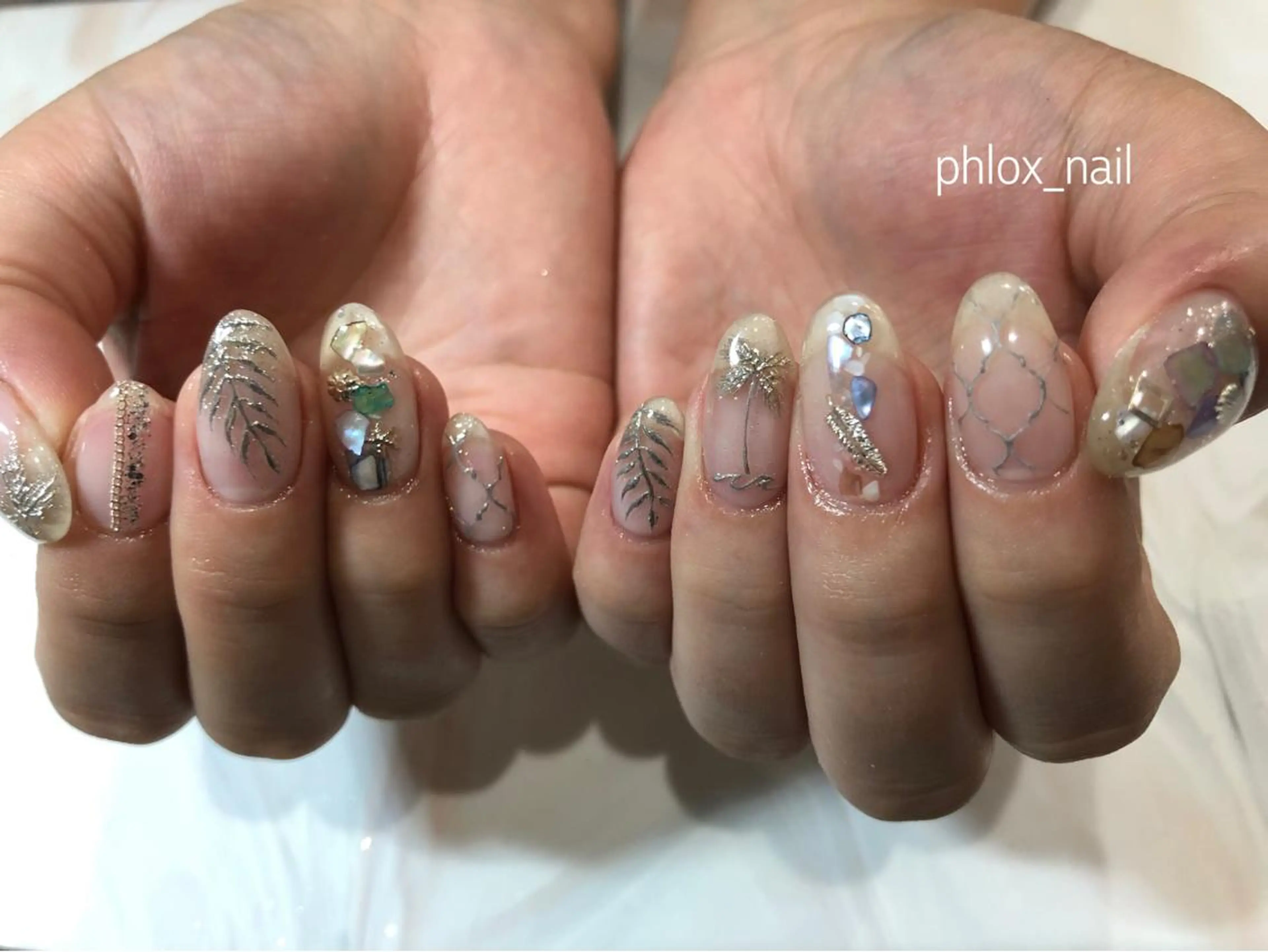 ネイル s/w ＿shokoのネイルデザイン