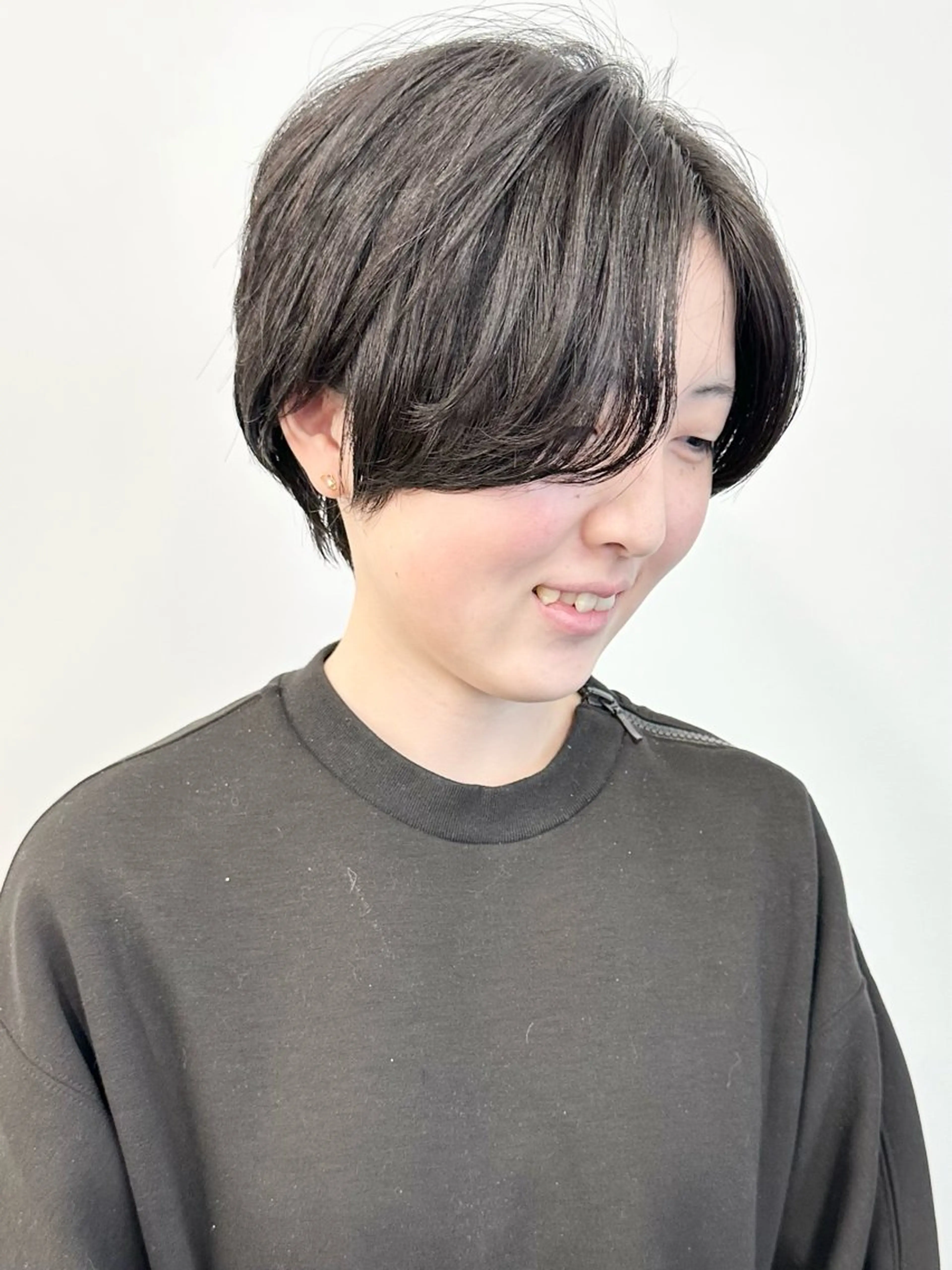 ミディアム カット ヘッドスパ 小顔ボブ/お悩み解決 /ボブパーマ/とういのヘアスタイル