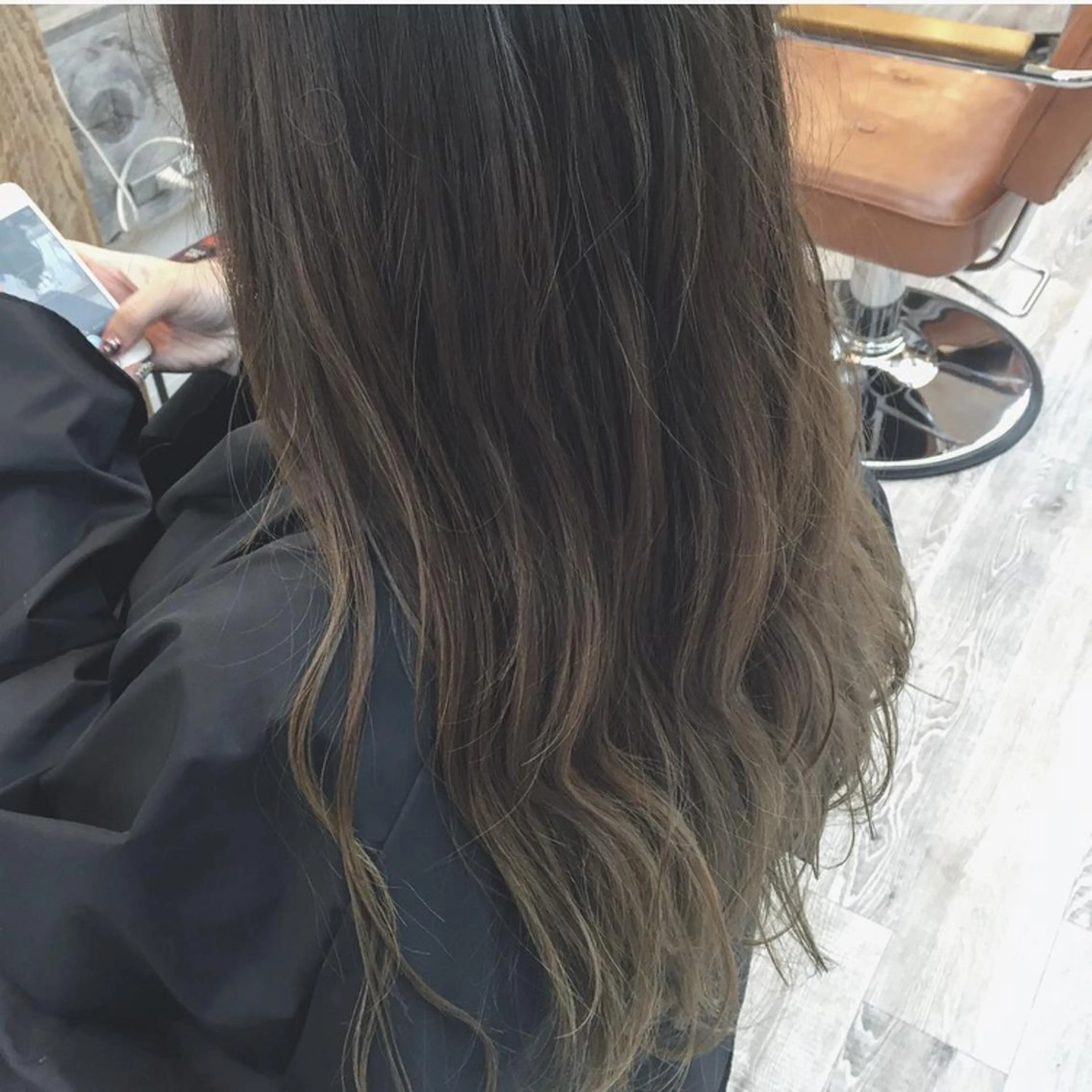 ロング カラー 前髪顔周り✂️店長 ❤️アマミヤ❤️のヘアスタイル