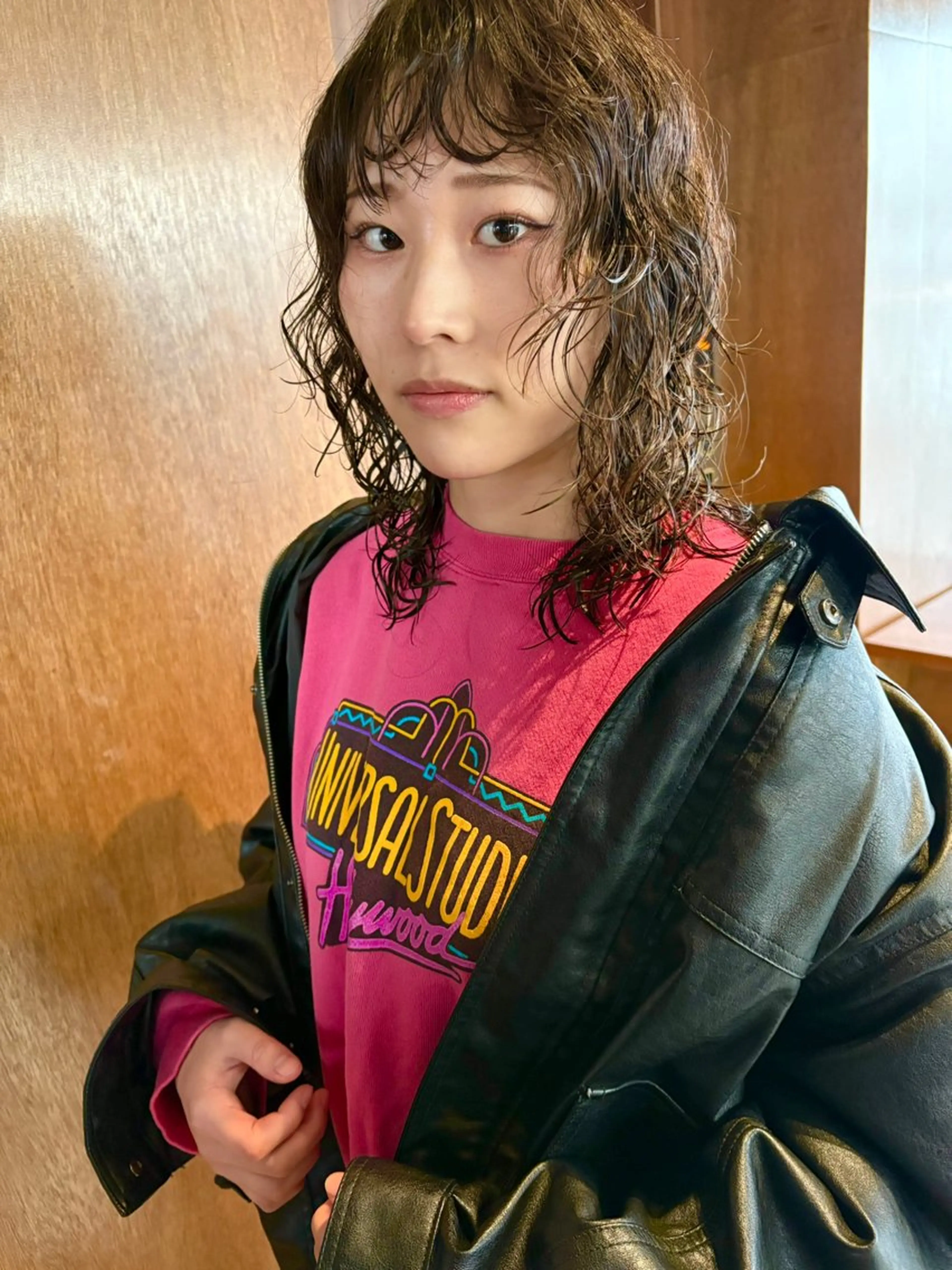 ミディアム カット パーマ 小澤大輔 YOLO hairのヘアスタイル