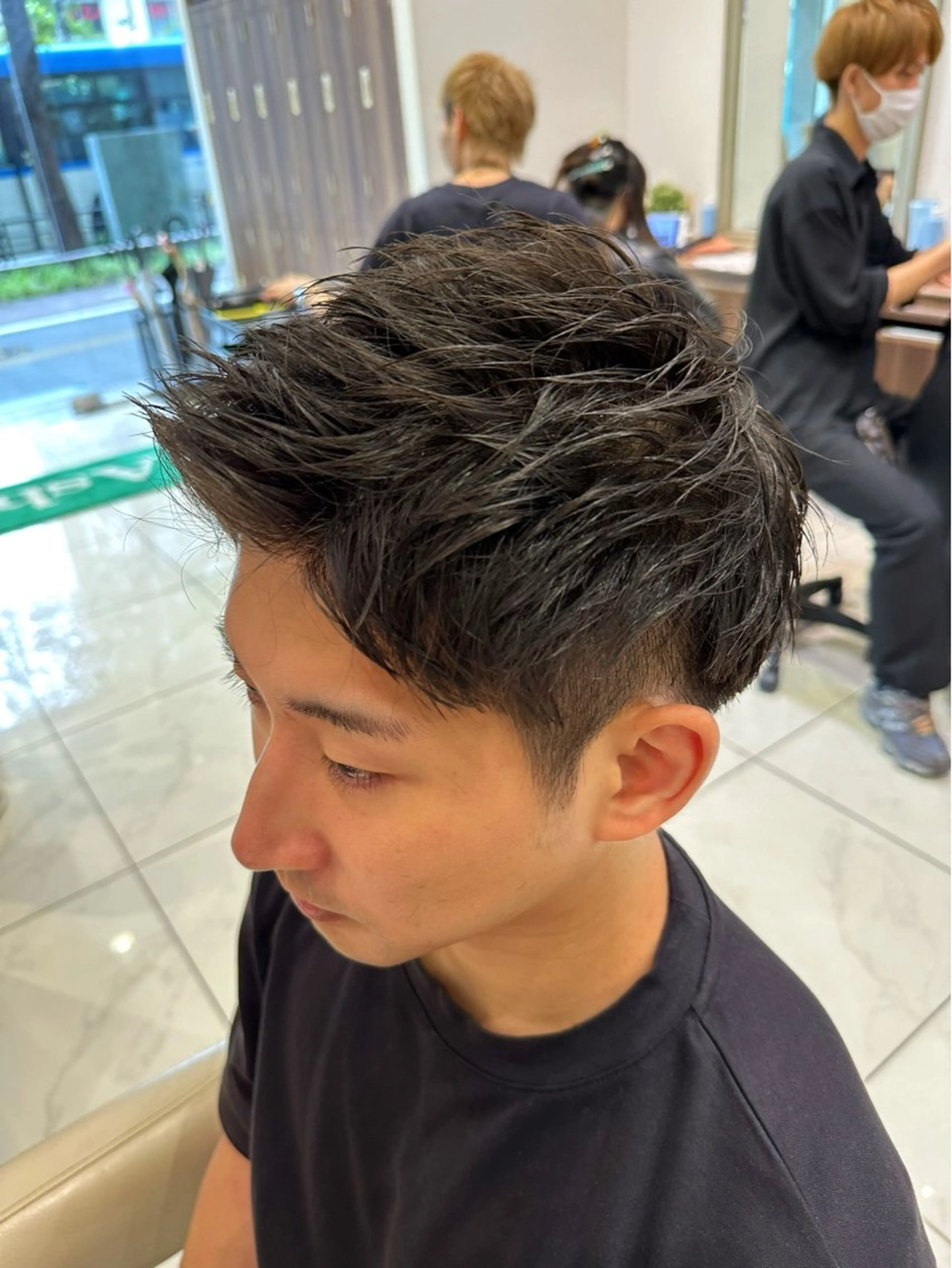 メンズ アップバング カット メンズカット/カラー 💠進藤龍之介のヘアスタイル