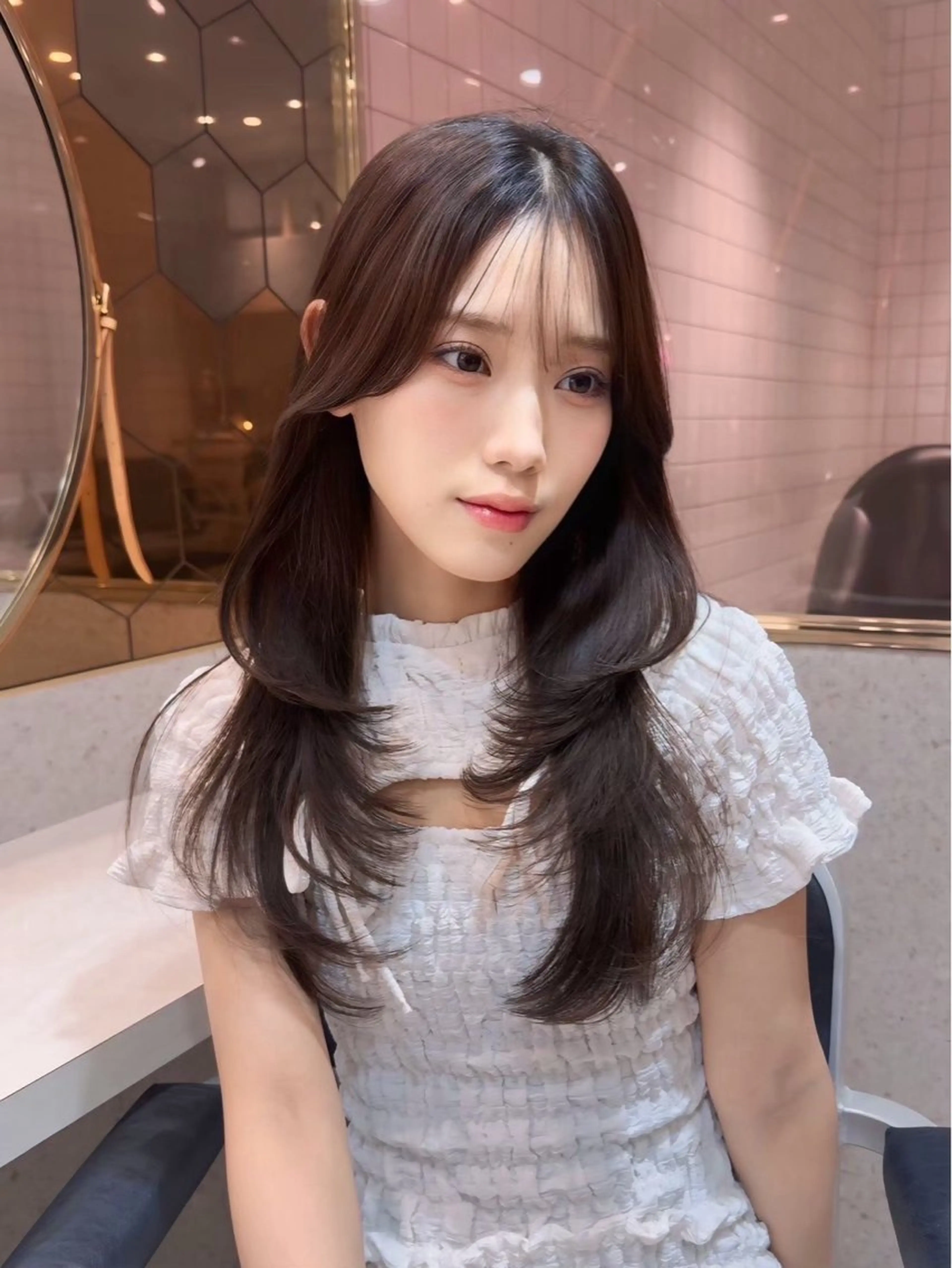 ロング カラー カット ヘアカラー トリートメント 新宿/髪質改善/ボブ 韓国レイヤー大重聖斗のヘアスタイル