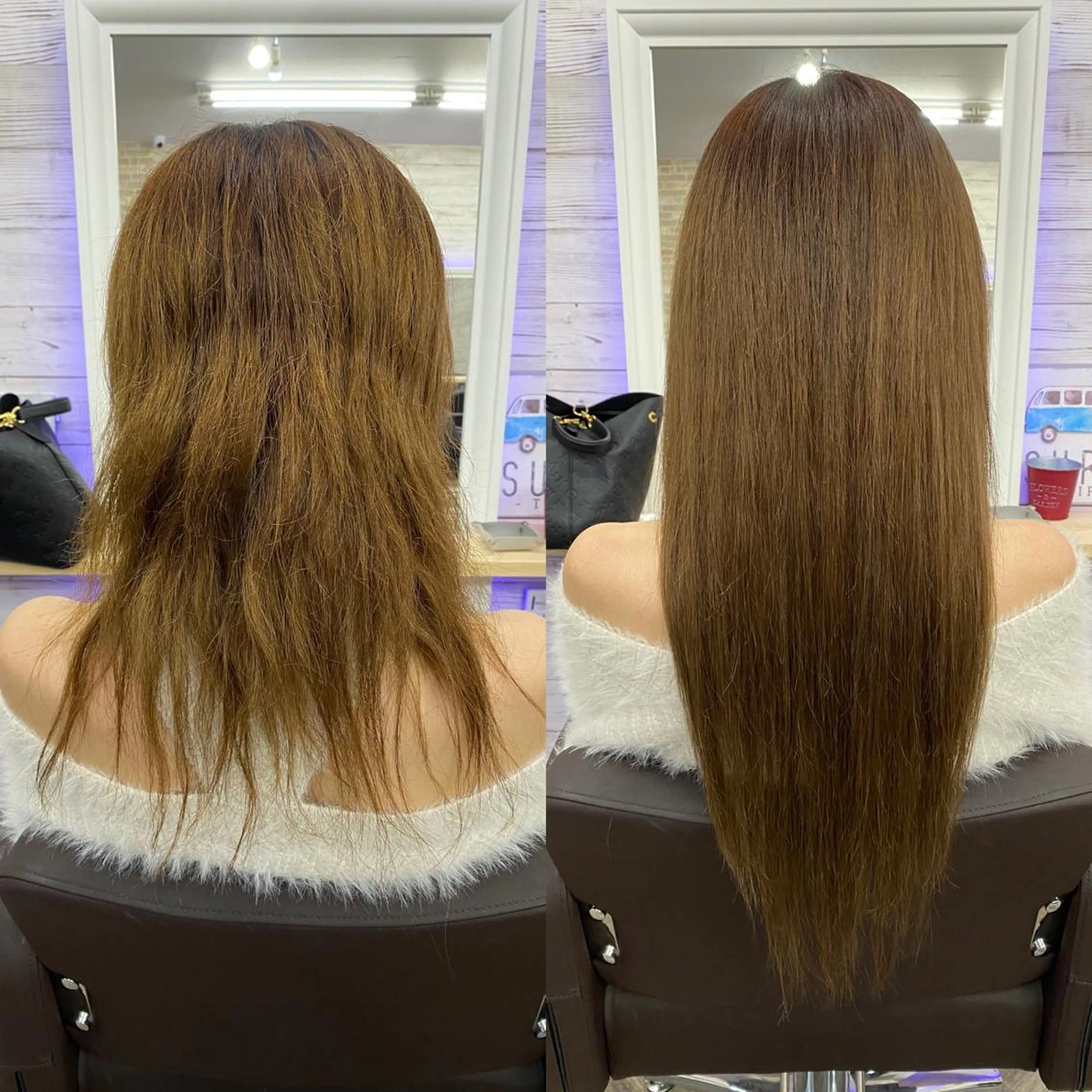 ミディアム カラー ヘアアレンジ ショートボブ 編み込みエクステ シールエクステ ミディアムパーマ バレイヤージュ LAVENDIA Azabu所属・LAVENDIA 初音のヘアスタイル