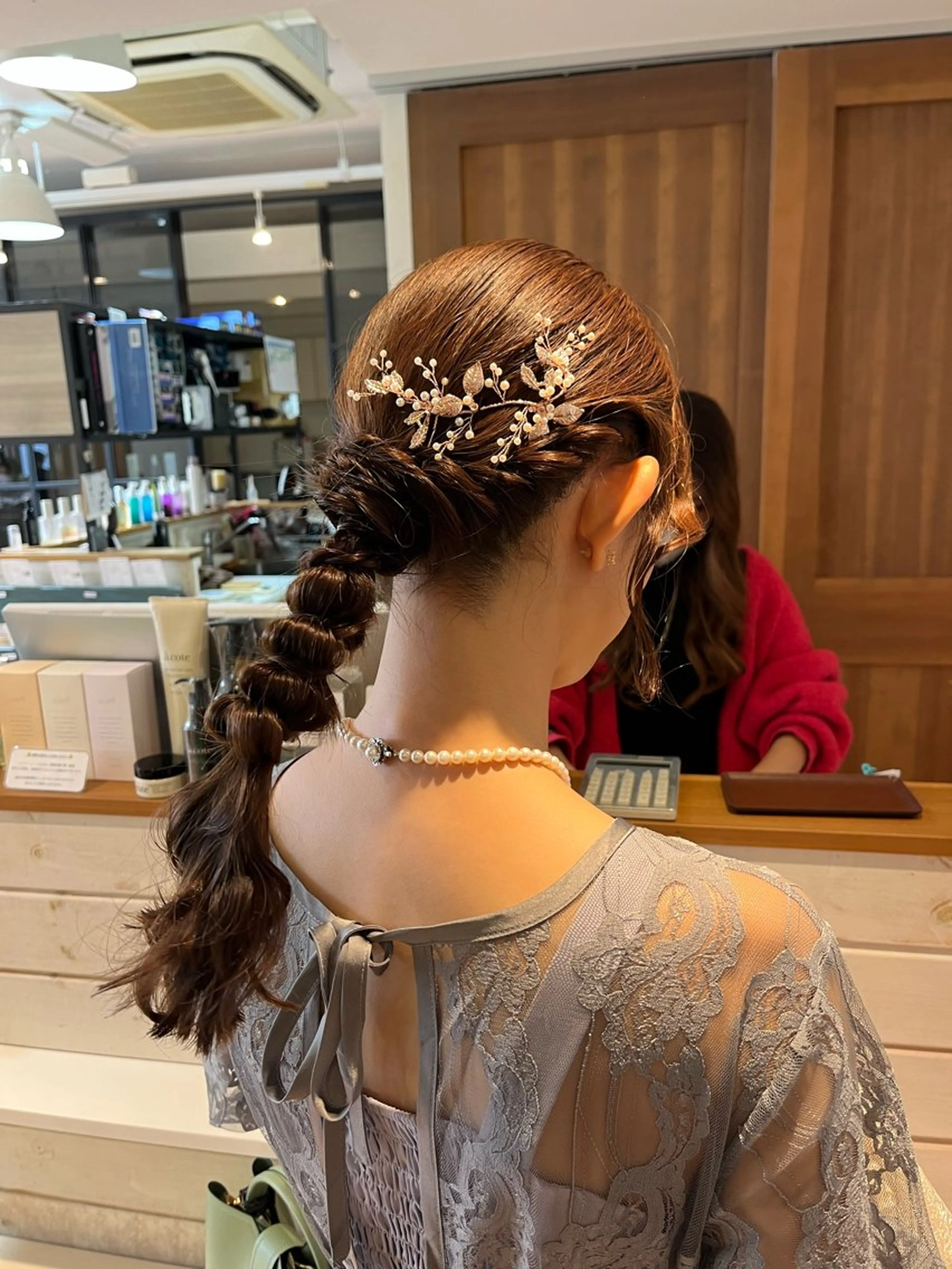 💝ヘアセット💝アップスタイルや編みおろしスタイルなどまとめたい方オススメ💝の写真