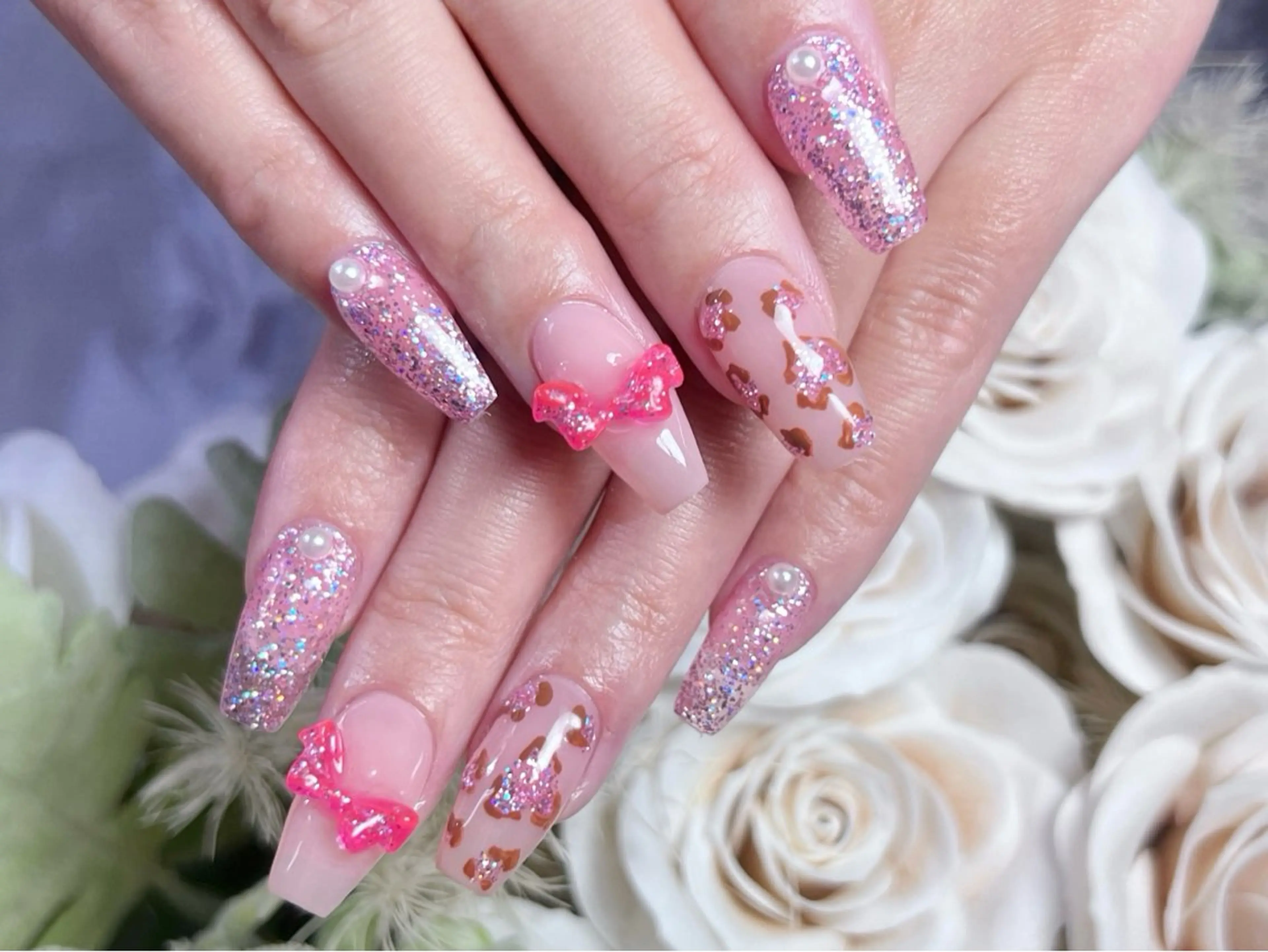 ネイル ロングネイル 持ち込み スカルプネイル ハンドネイル Painty所属・Painty nailのネイルデザイン