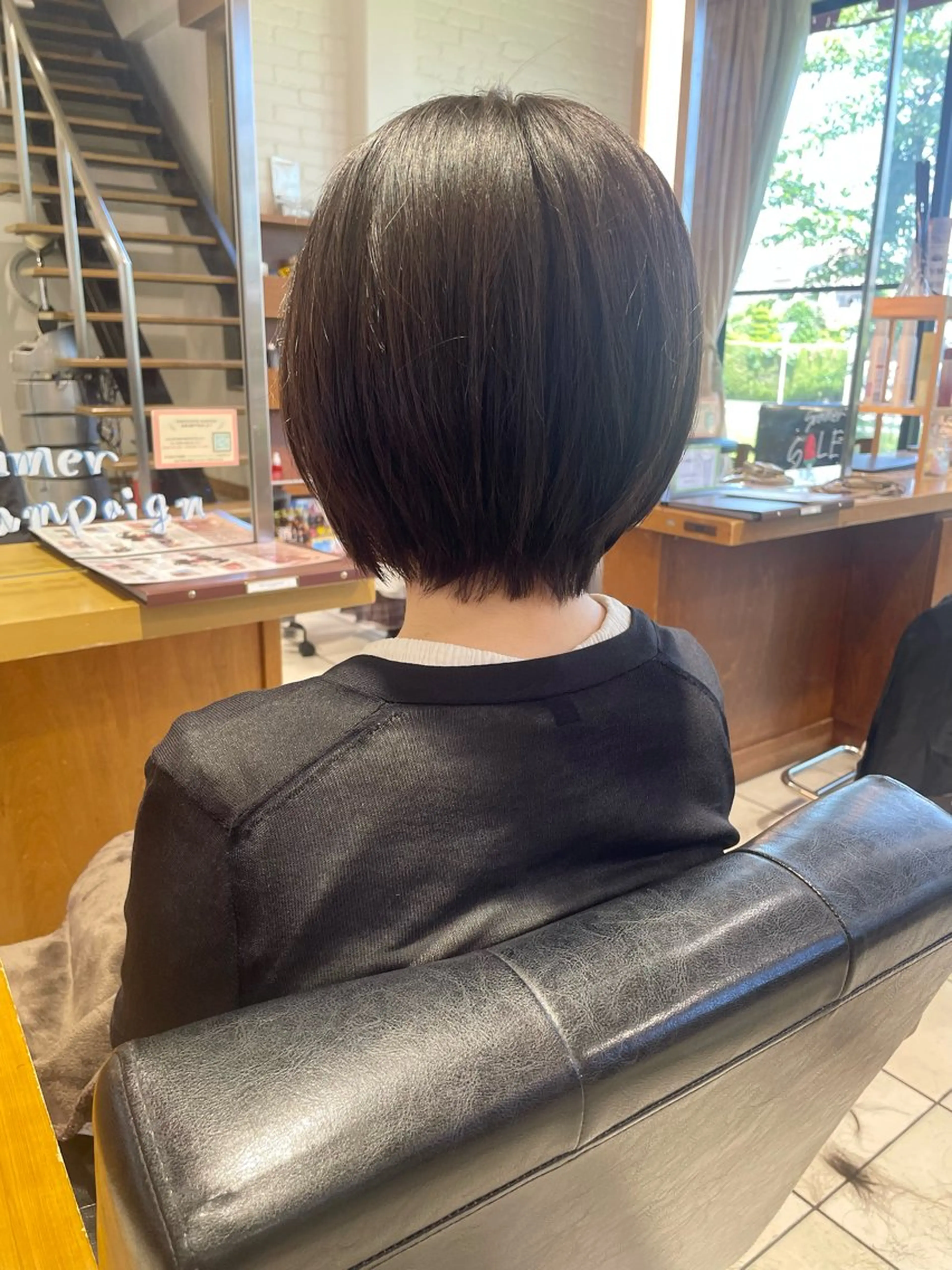 ショート ヘッドスパ 🧴透明感カラー 松本麻里奈🫧のヘアスタイル