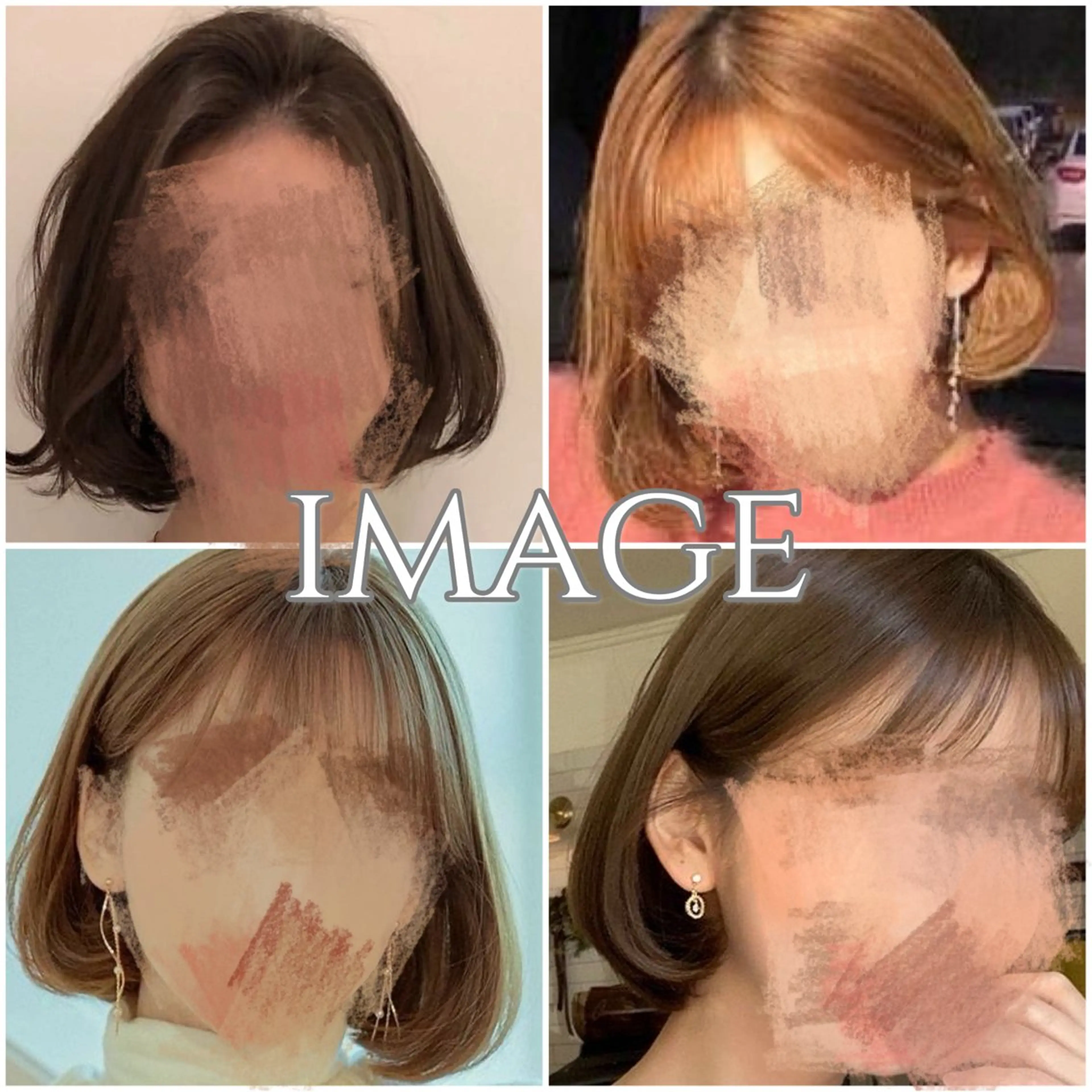 ミディアム パーマ ヘアアレンジ 【柔らか透明感✨/ 似合せ前髪】大石葉月のヘアスタイル