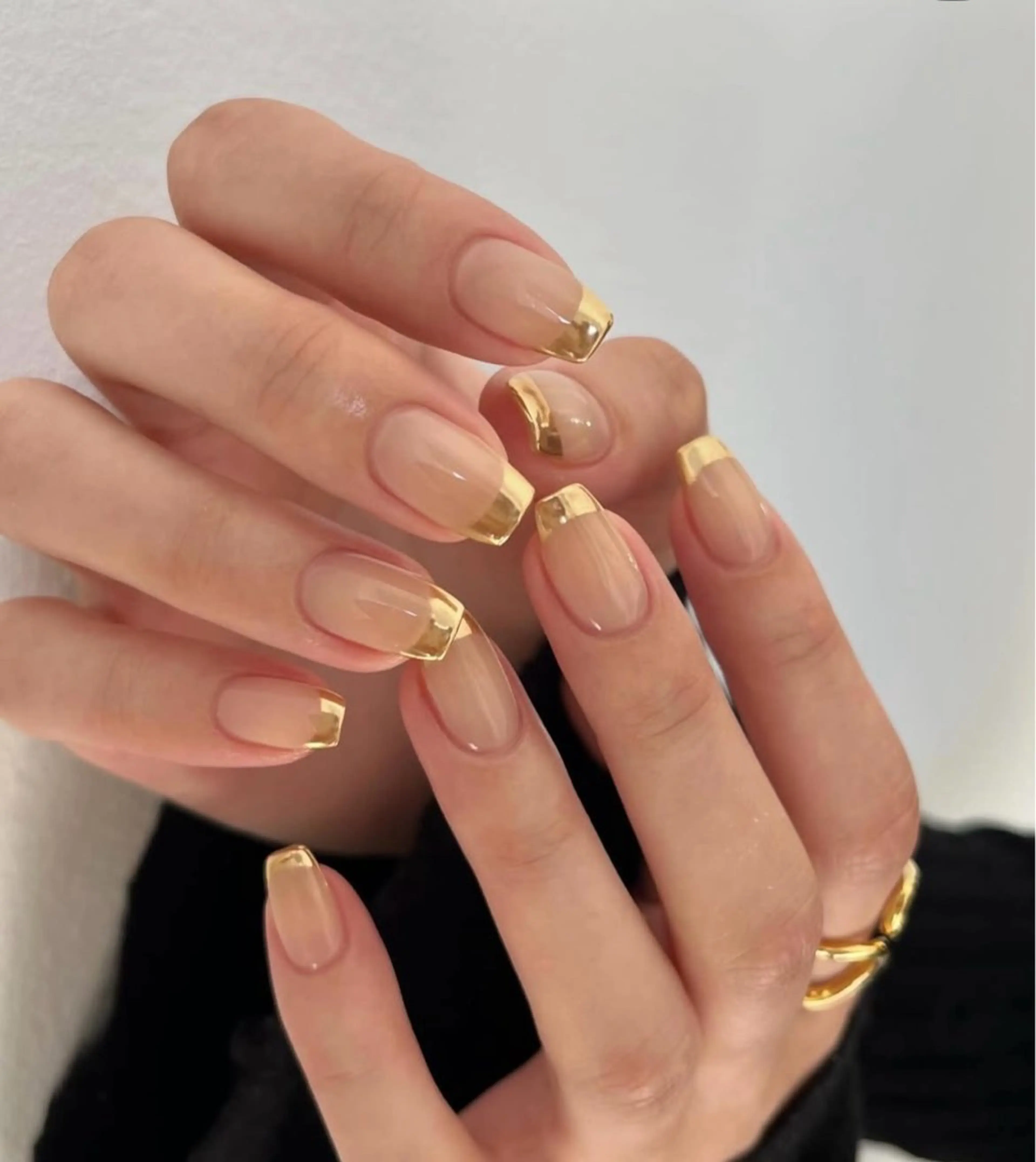 ミラーパウダーフレンチ、ベース有り🙆‍♀️【新規オフ無料】🙆‍♀️の写真