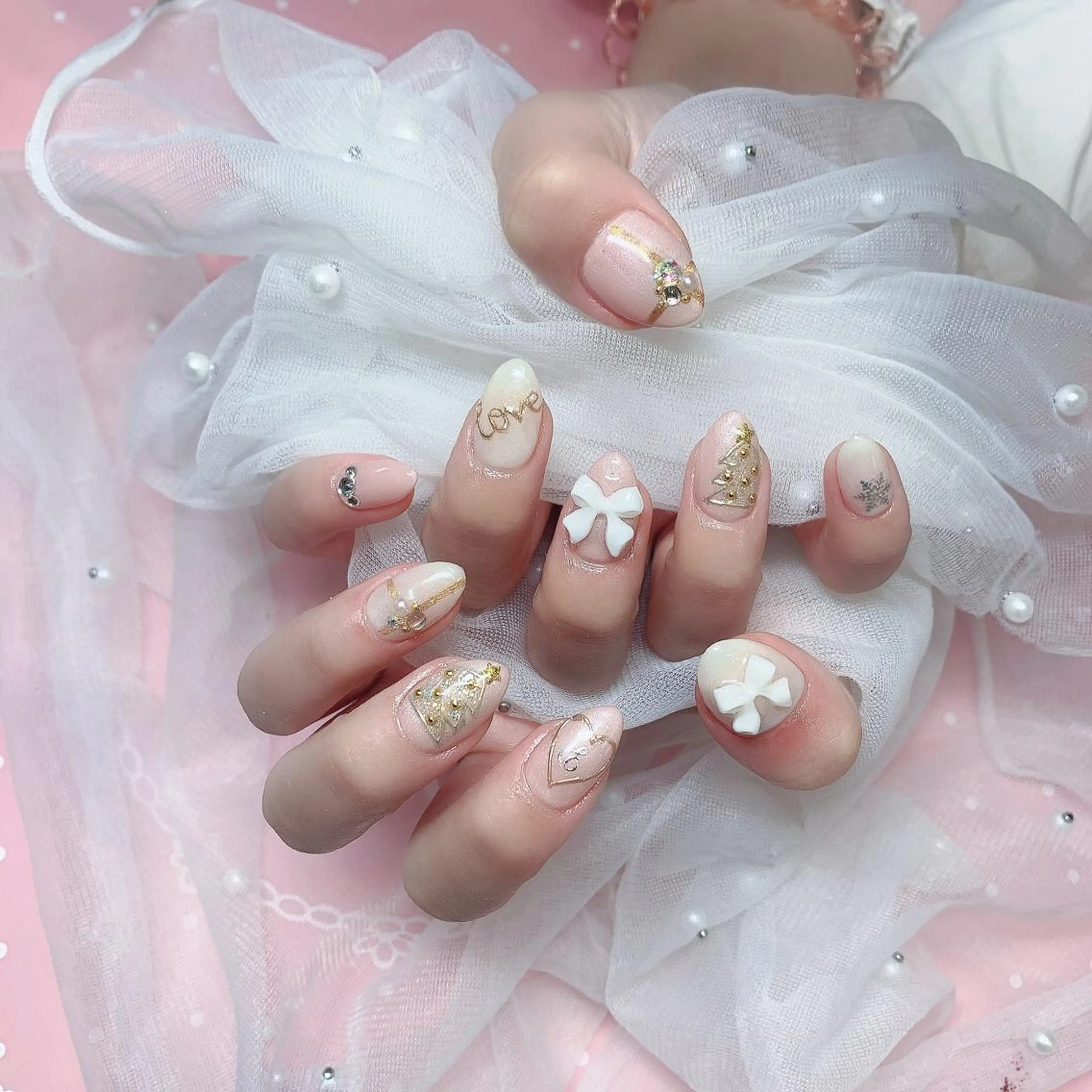 ネイル 長さ出し ネイルチップ Nail Salon kihi大塚店のネイルデザイン