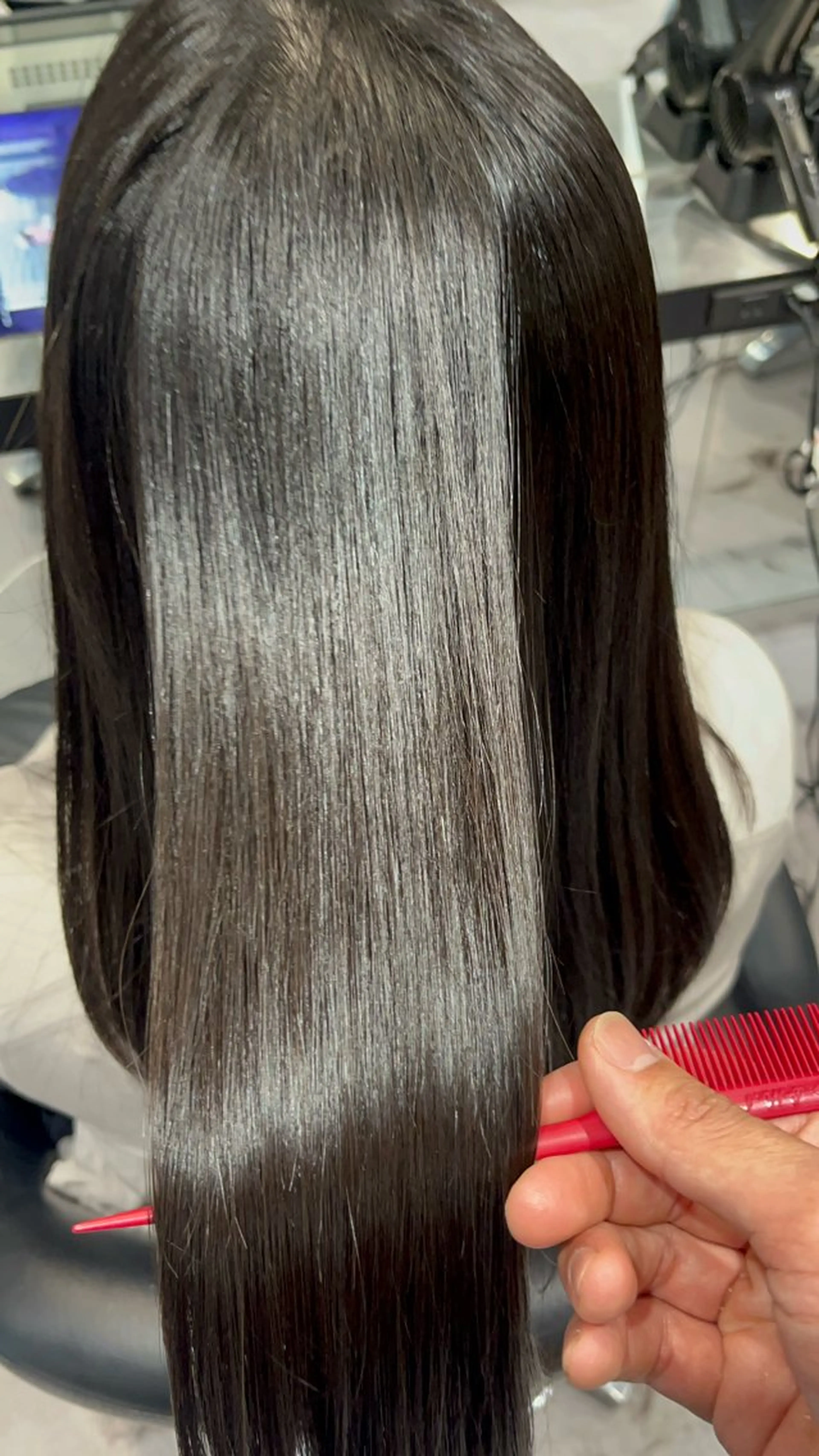 ロング カラー パーマ 🌈艶髪/髪質改善 新宿itouのヘアスタイル