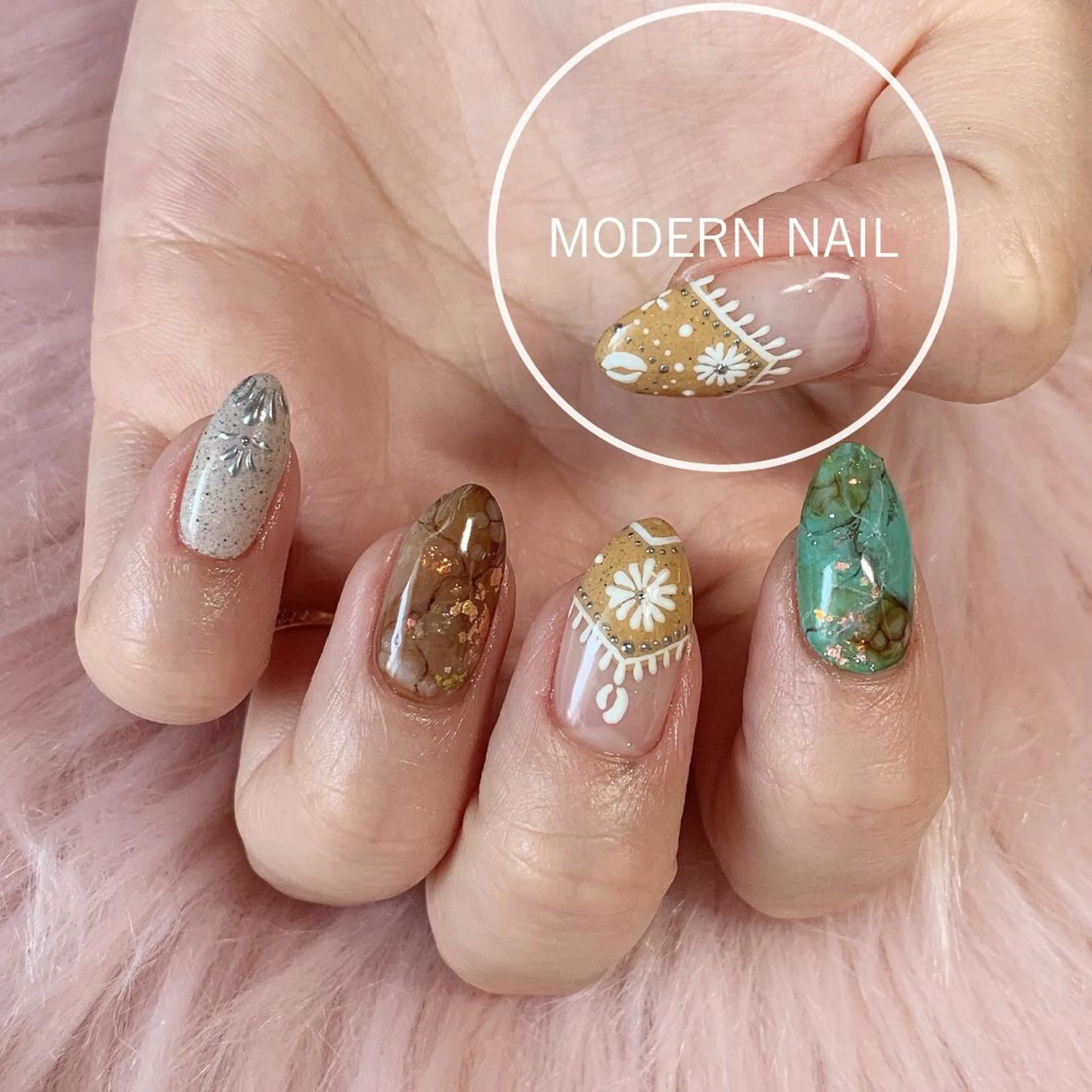 ネイル ジェルネイル 小川 玲奈のネイルデザイン