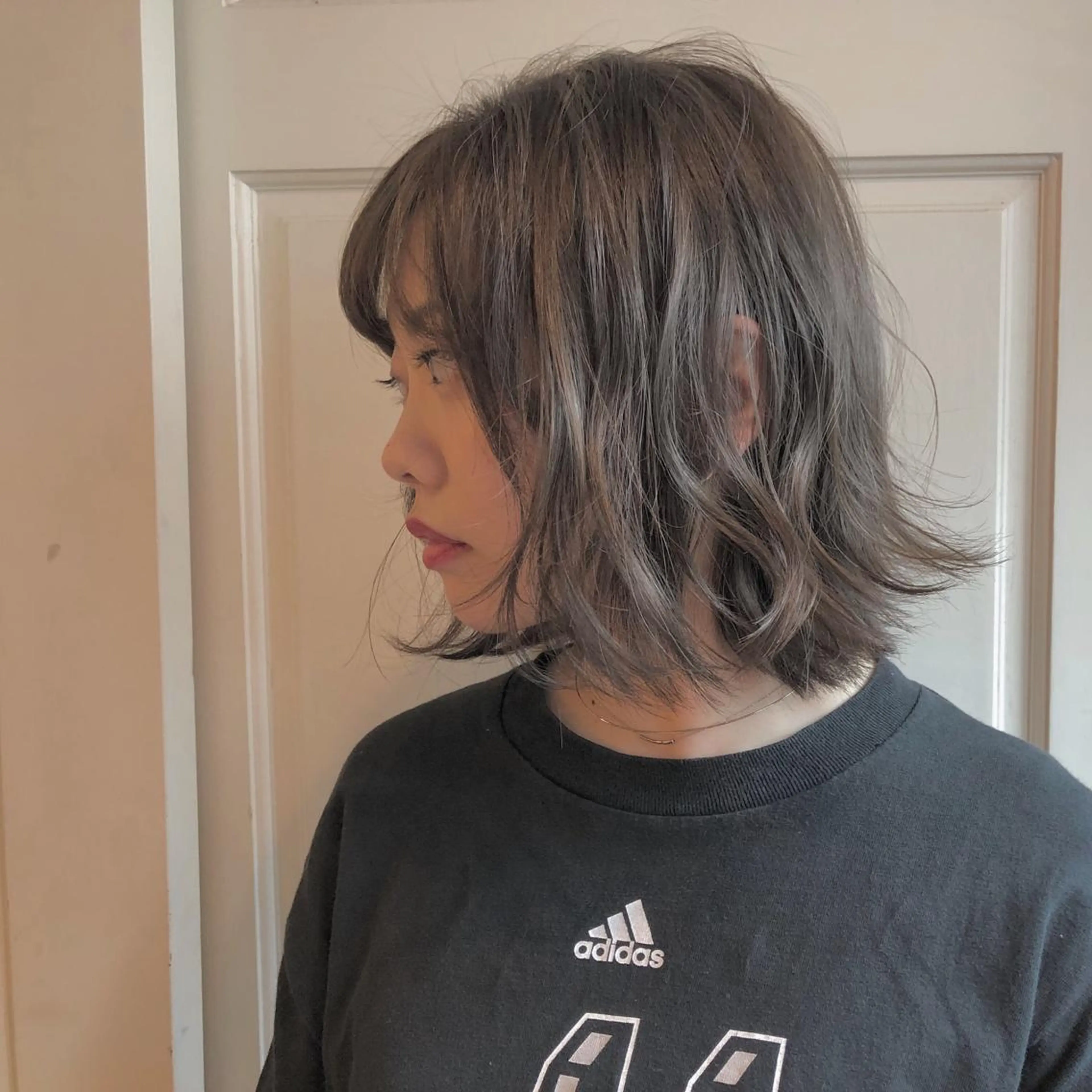 ミディアム カラー ハイライトカラー 3Dハイライト ハイライト 🌸ハイトーン 新田　廉 🌸のヘアスタイル