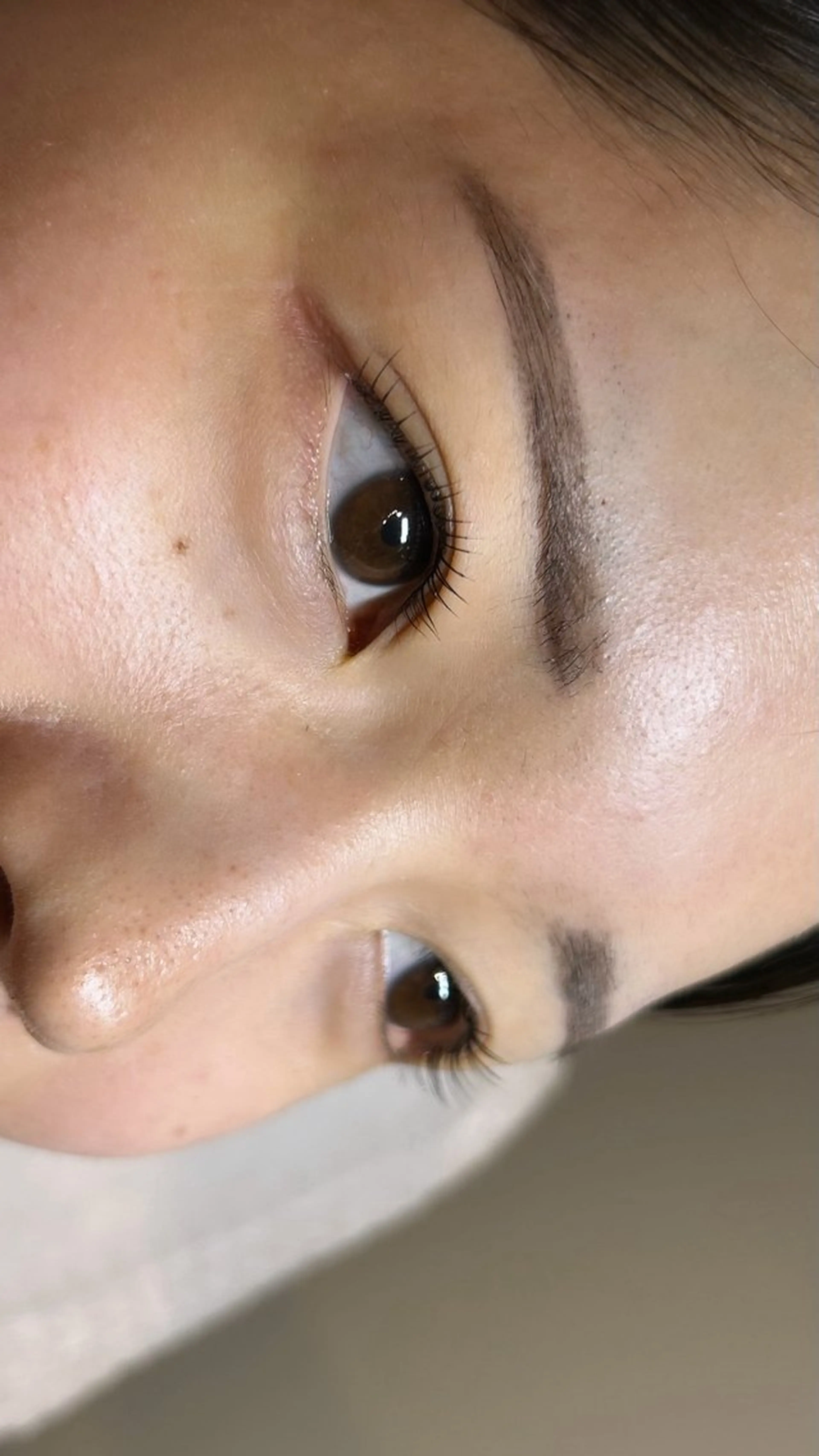 マツエク・マツパ パリジェンヌラッシュリフト 一重×まつ毛パーマ 打田 梨央のマツエク・マツパデザイン