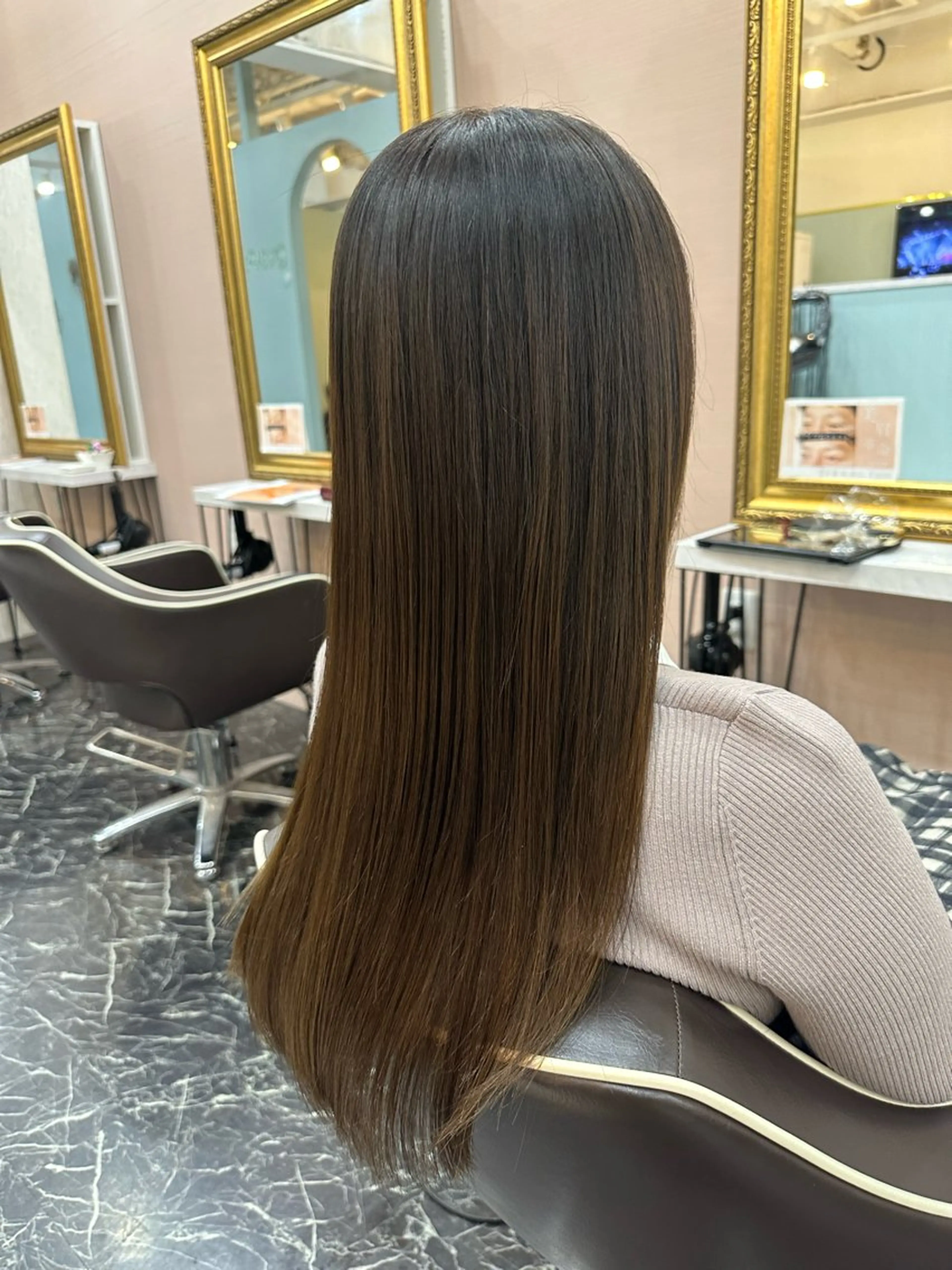 🧴ミニモ限定🎁ツヤ長持ち✨栄養チャージカラー＋2stepトリートメントの写真