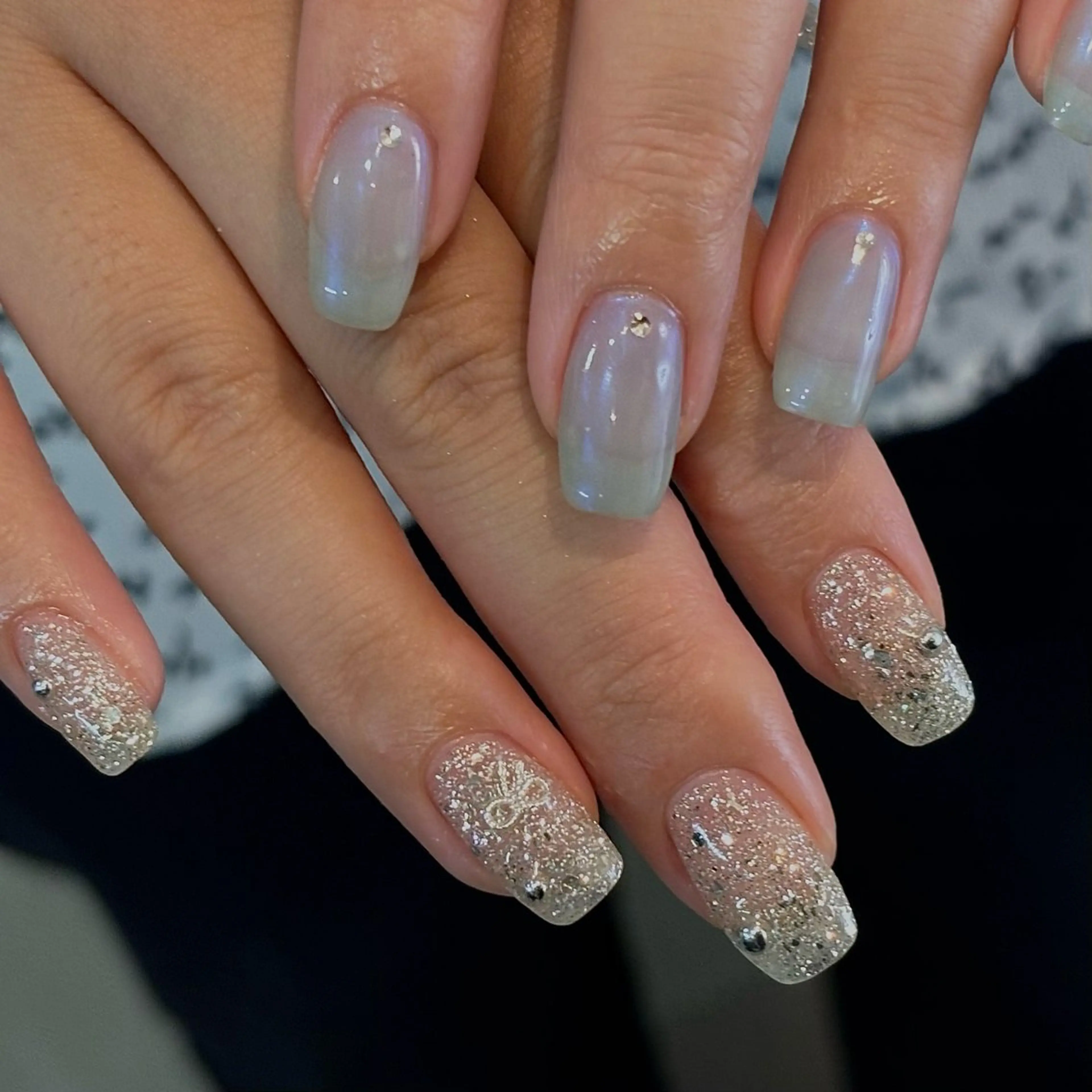 ネイル ラメ(グリッター) 持ち込み charme nailのネイルデザイン