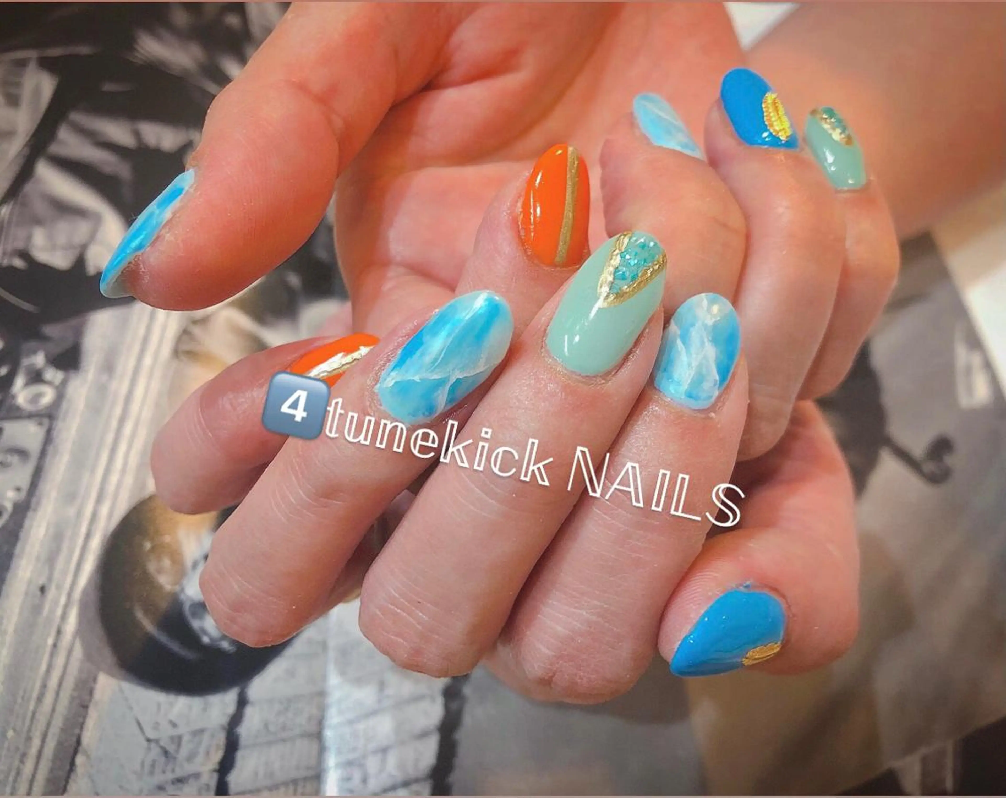 ネイル 4tunekick NAILS(フォーチュンキックネイルズ)所属・光森 淳子のネイルデザイン