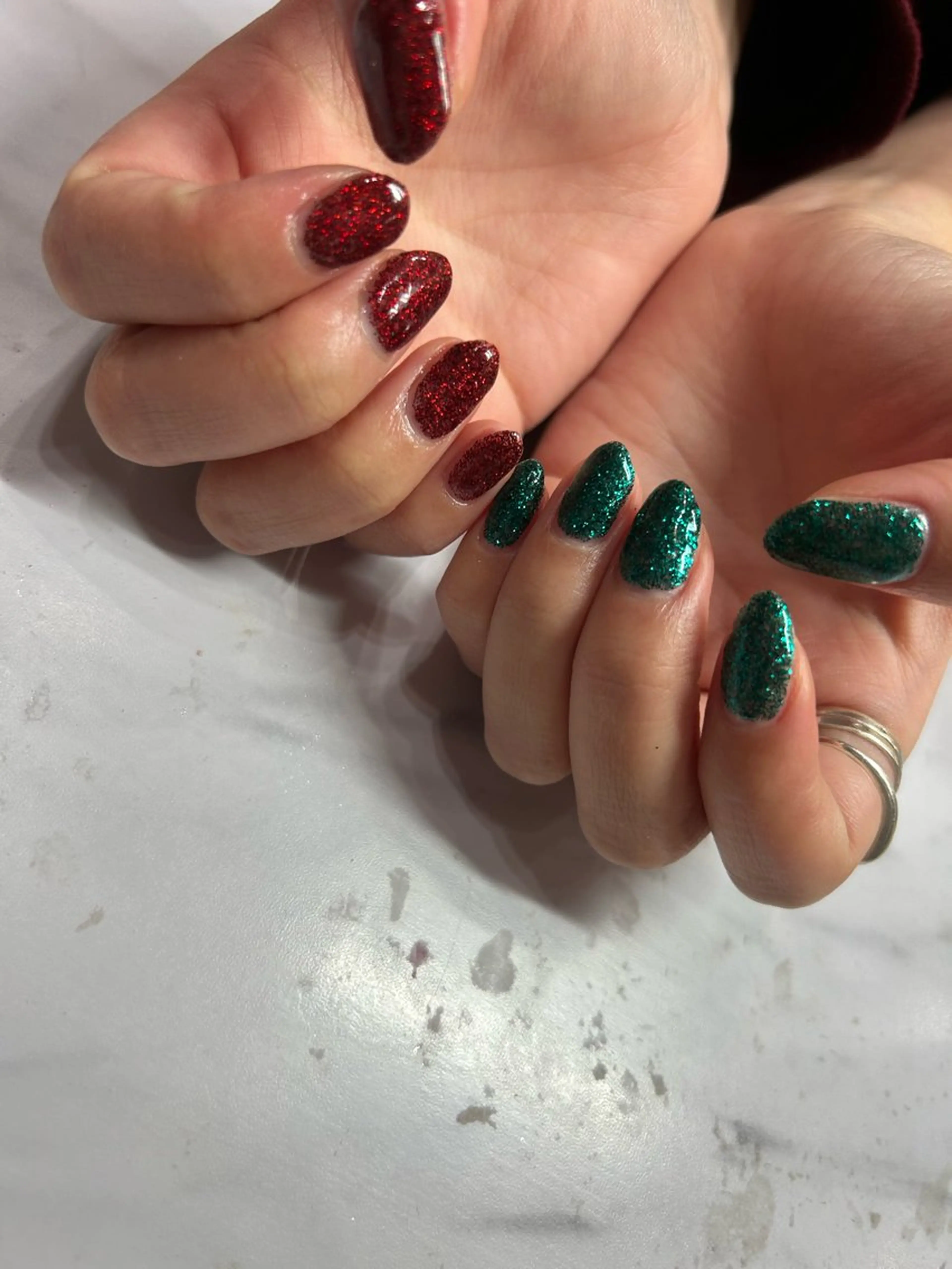 ネイル 冬ネイル クリスマス ネイルサロンエーナインイオンモール苗穂店所属・N. kurumiのネイルデザイン