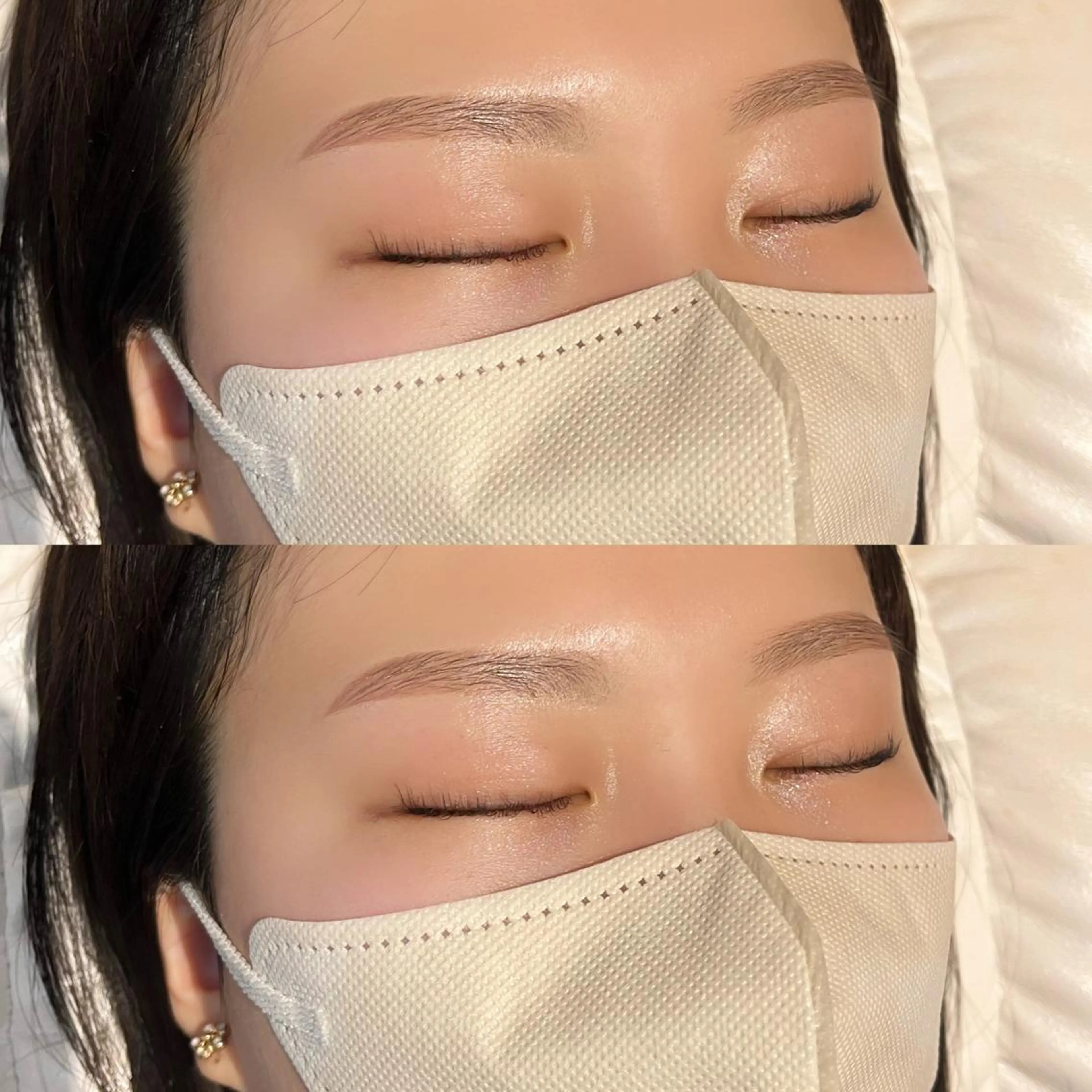 眉毛ワックス+眉カラーの写真