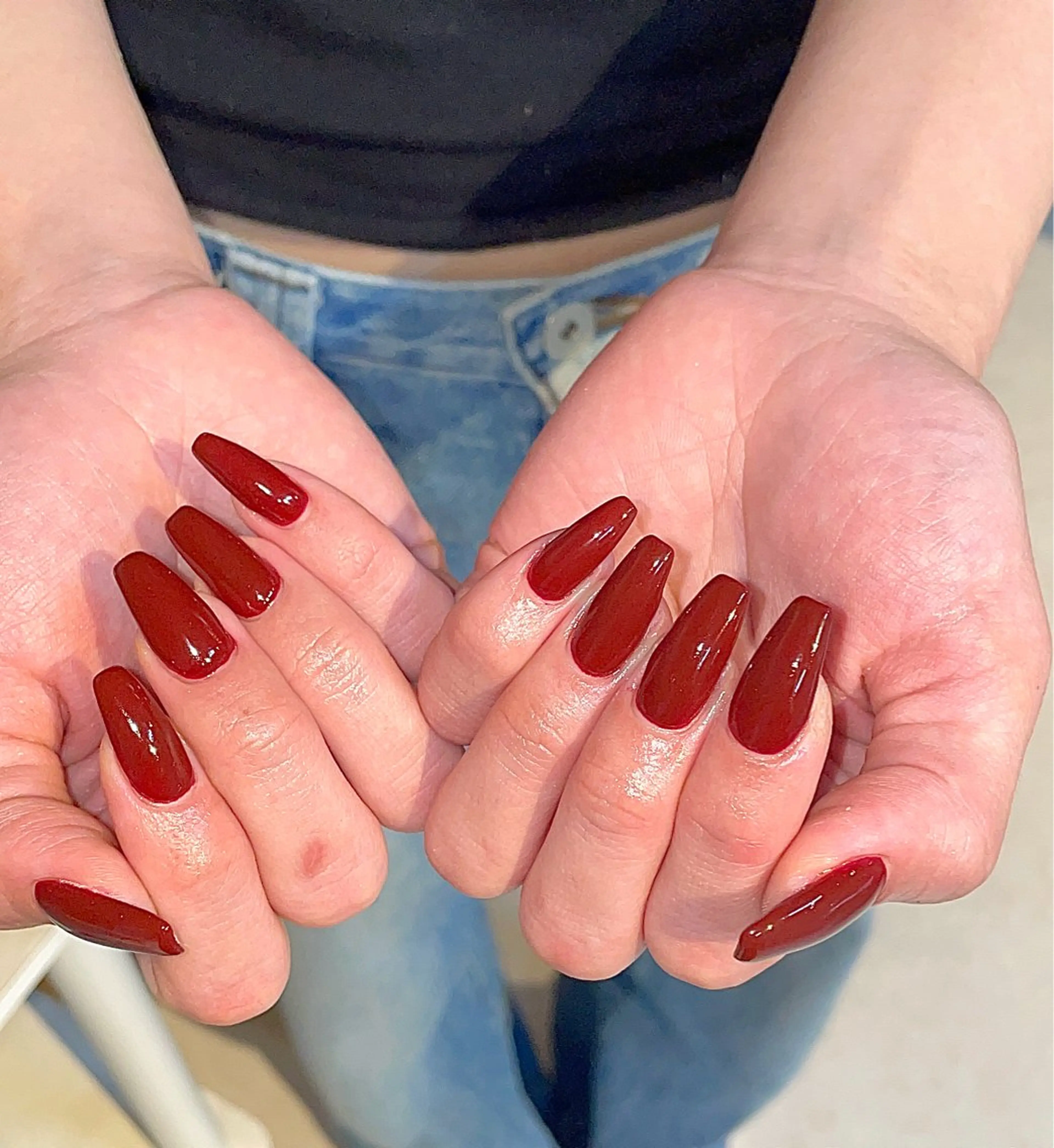 オープン記念価格🌙【ワンカラー + 長さ出し10本】 ¥10,000の写真