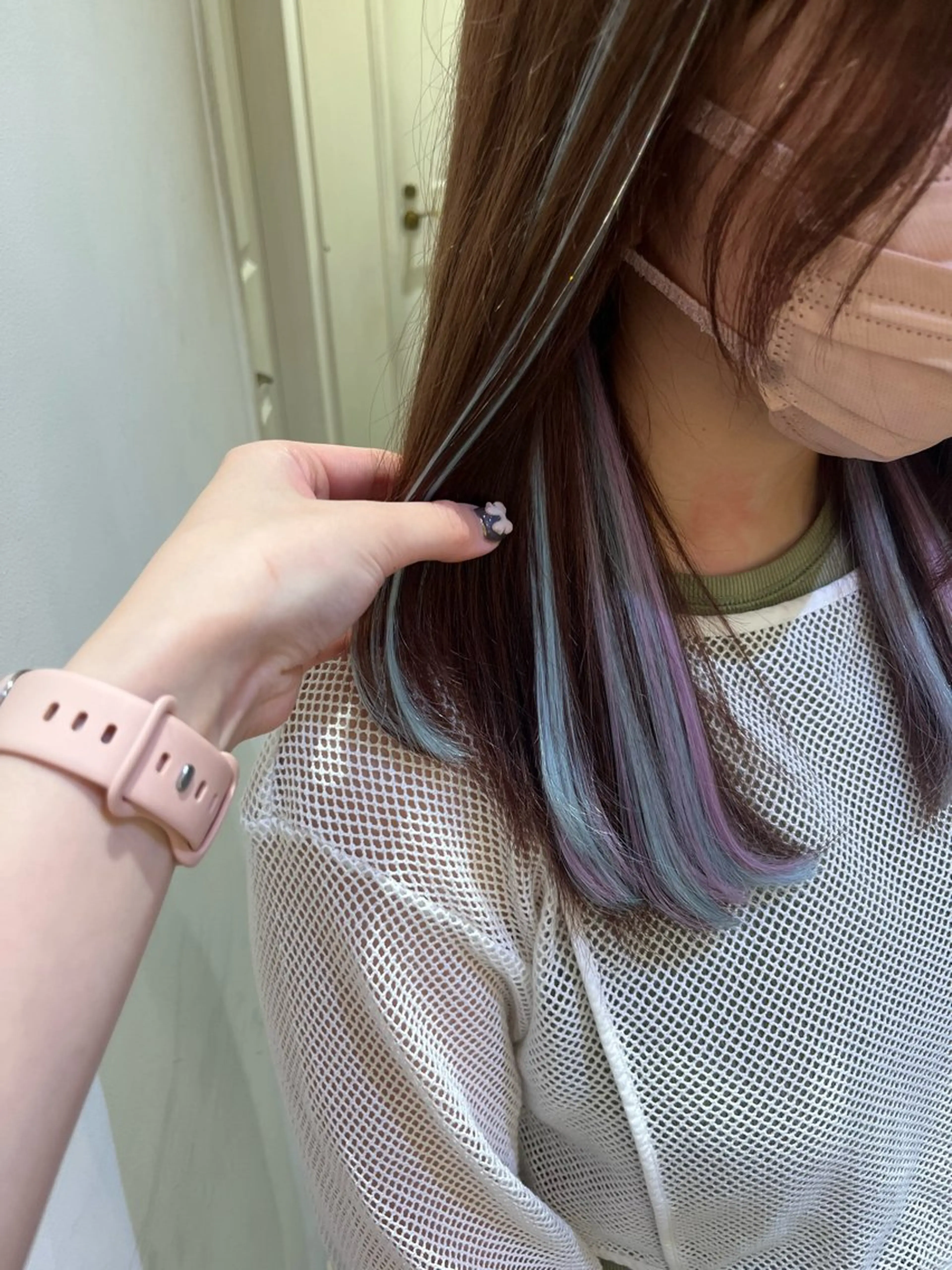 エクステ エクステ🎀 暖色カラー🎀amiのヘアスタイル