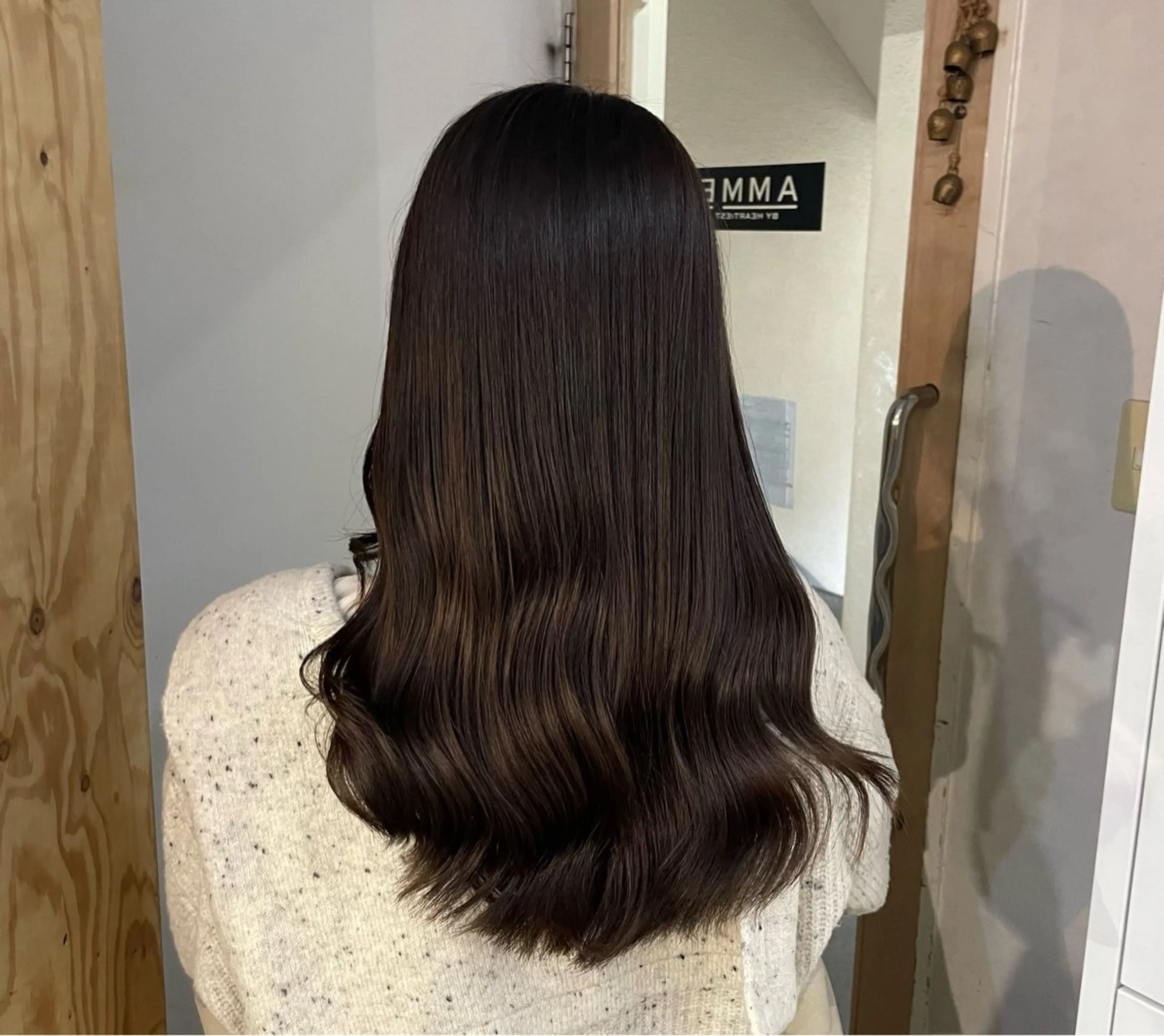 ロング ヘアカラー トリートメント 透明感カラー🫧 麗伍のヘアスタイル