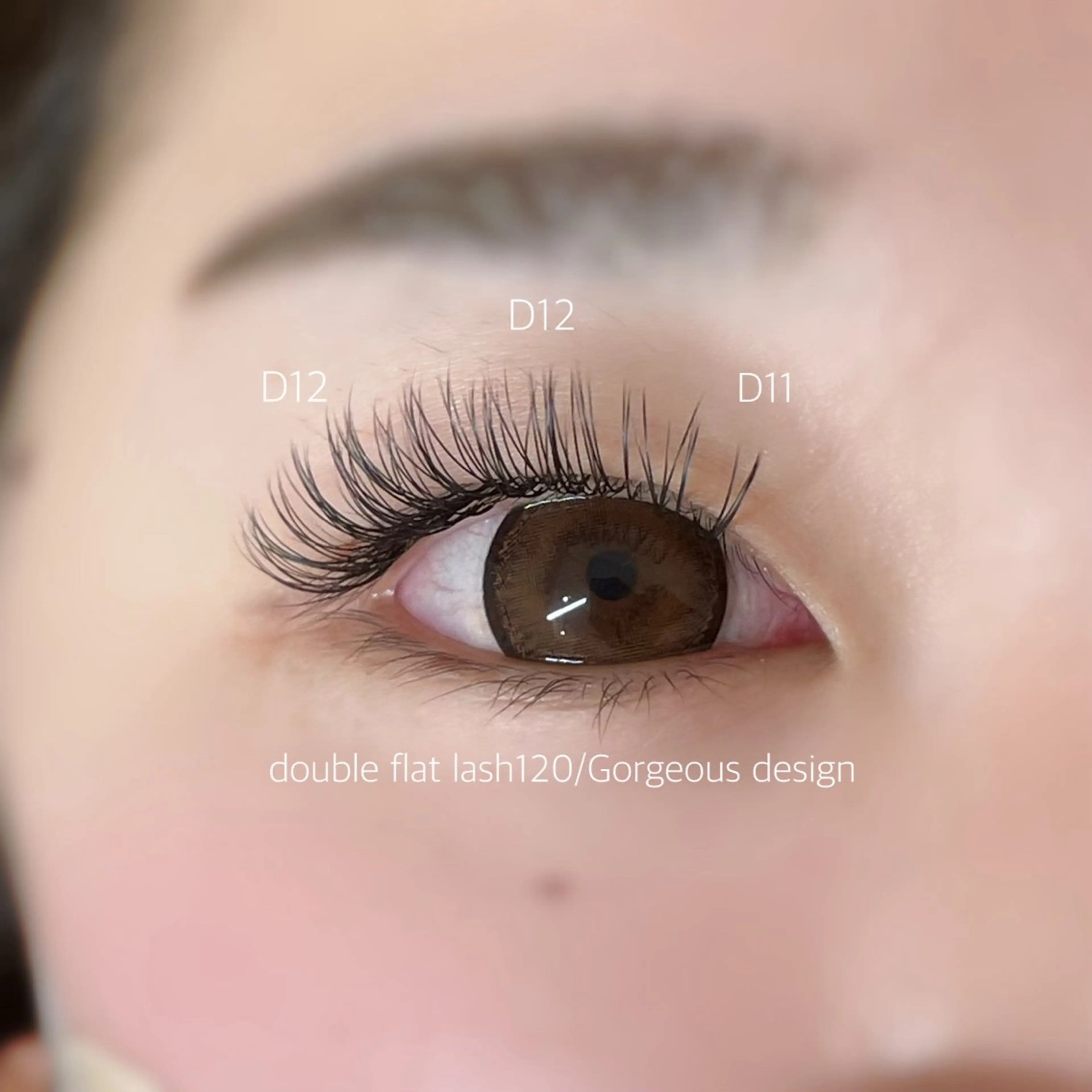 マツエク・マツパ マツエク beauty eye所属・中島 美月のマツエク・マツパデザイン