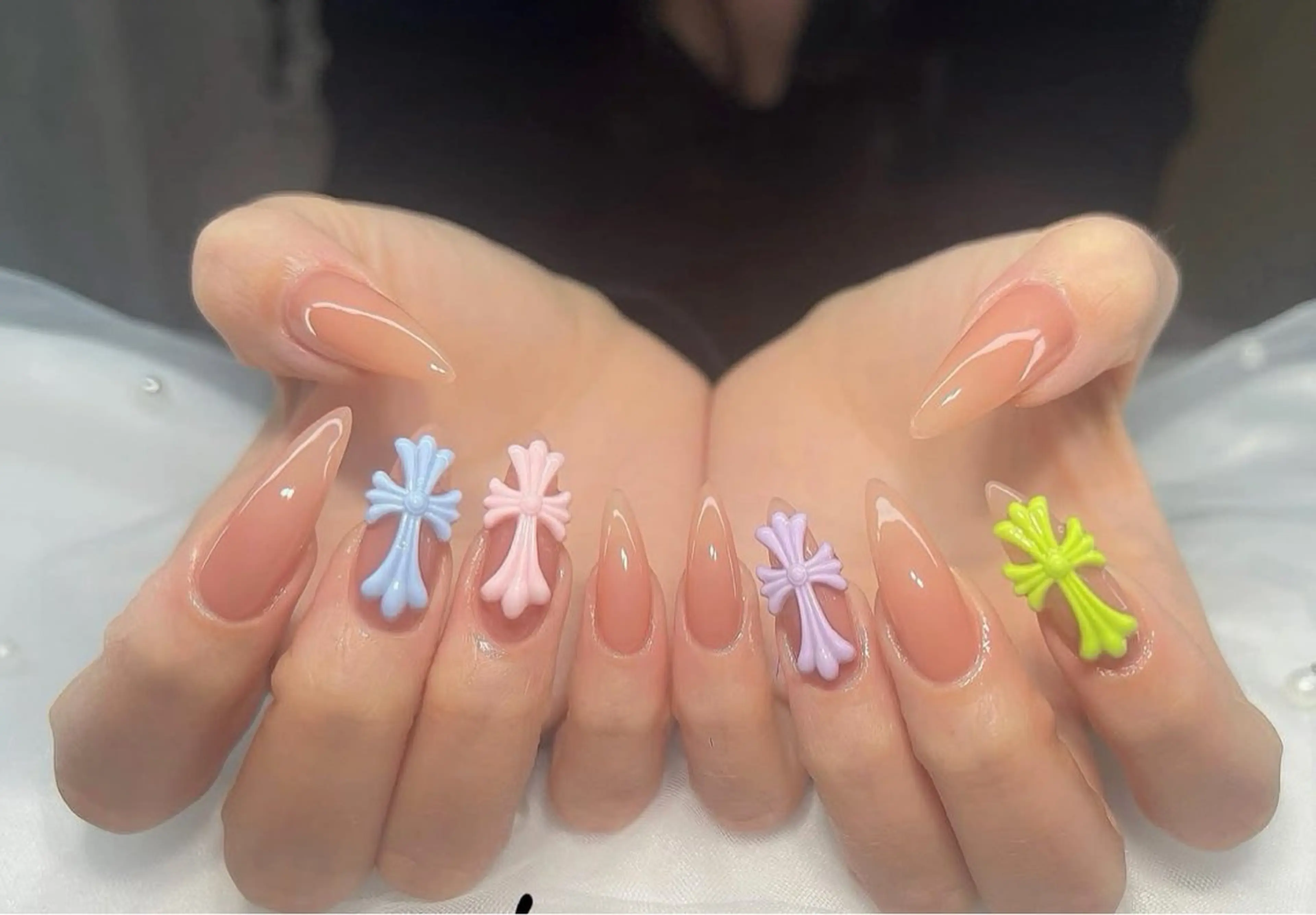 ネイル 持ち込み パステルネイル シンプルネイル ハンドネイル Min.Nail  Salon所属・Min. Nail Salonのネイルデザイン