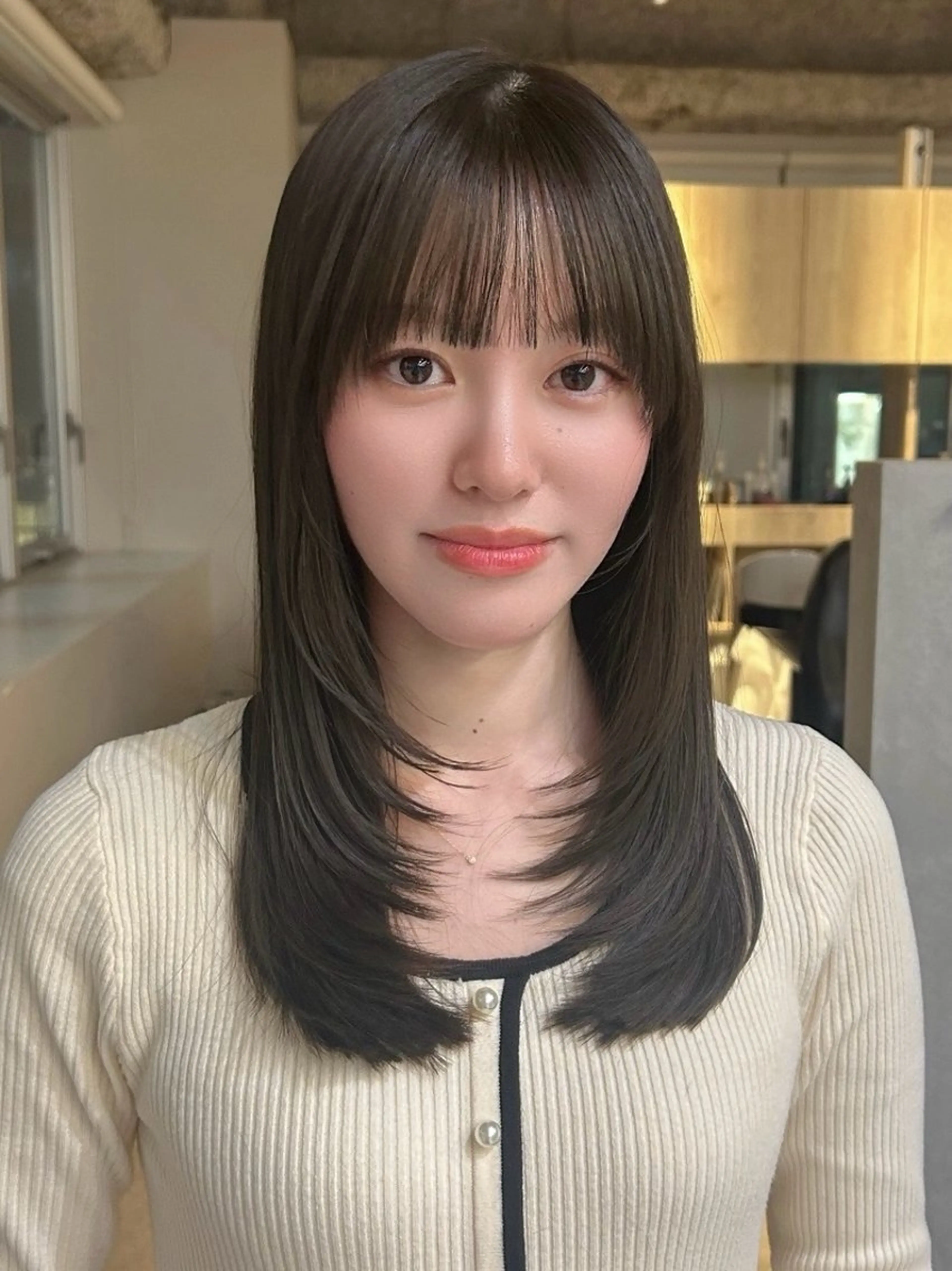 セミロング カット MASHU chayamachi店所属・梅田美容室/美髪 /sayaのヘアスタイル