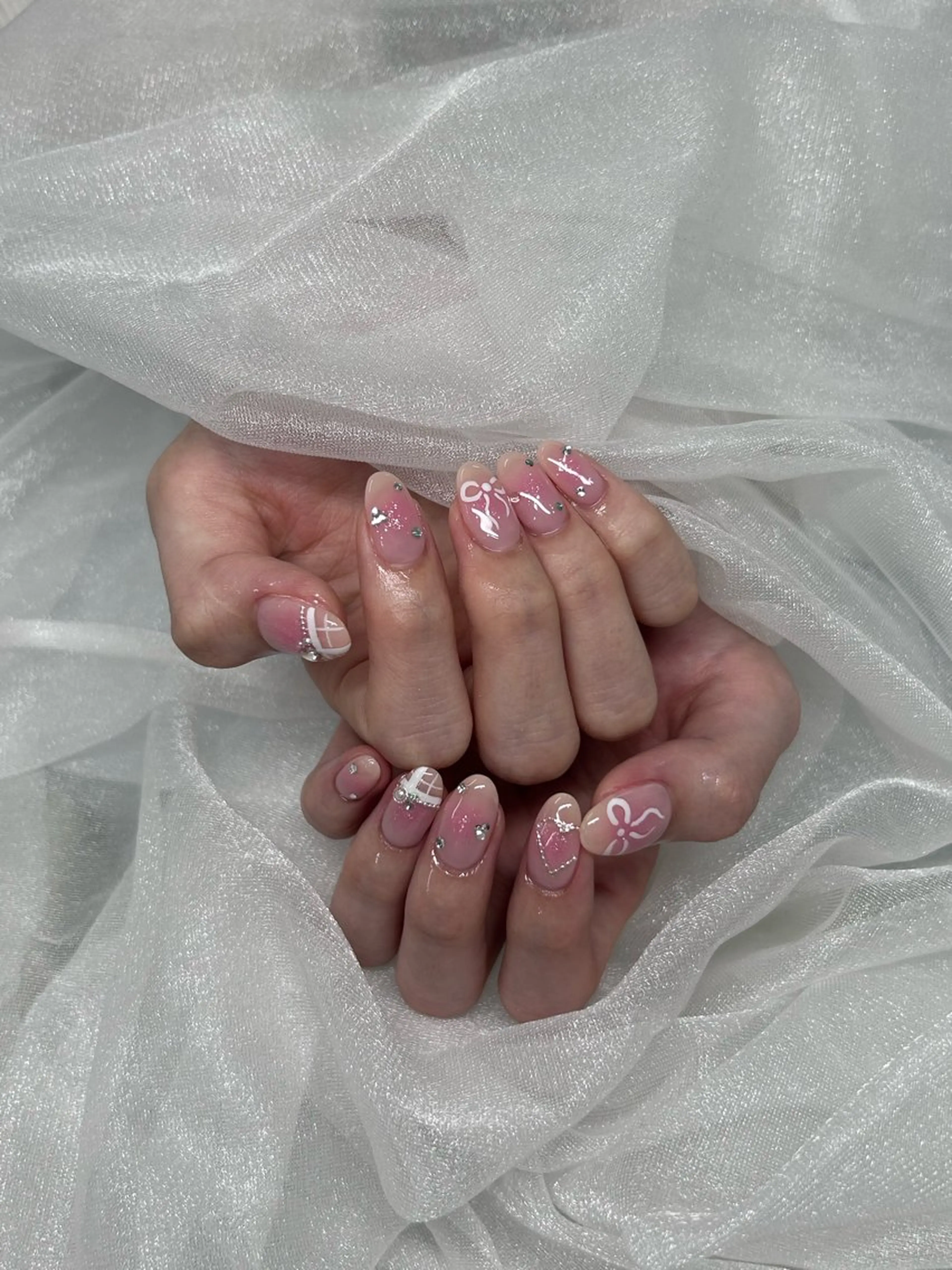 ネイル 持ち込み 加藤 楓子のネイルデザイン