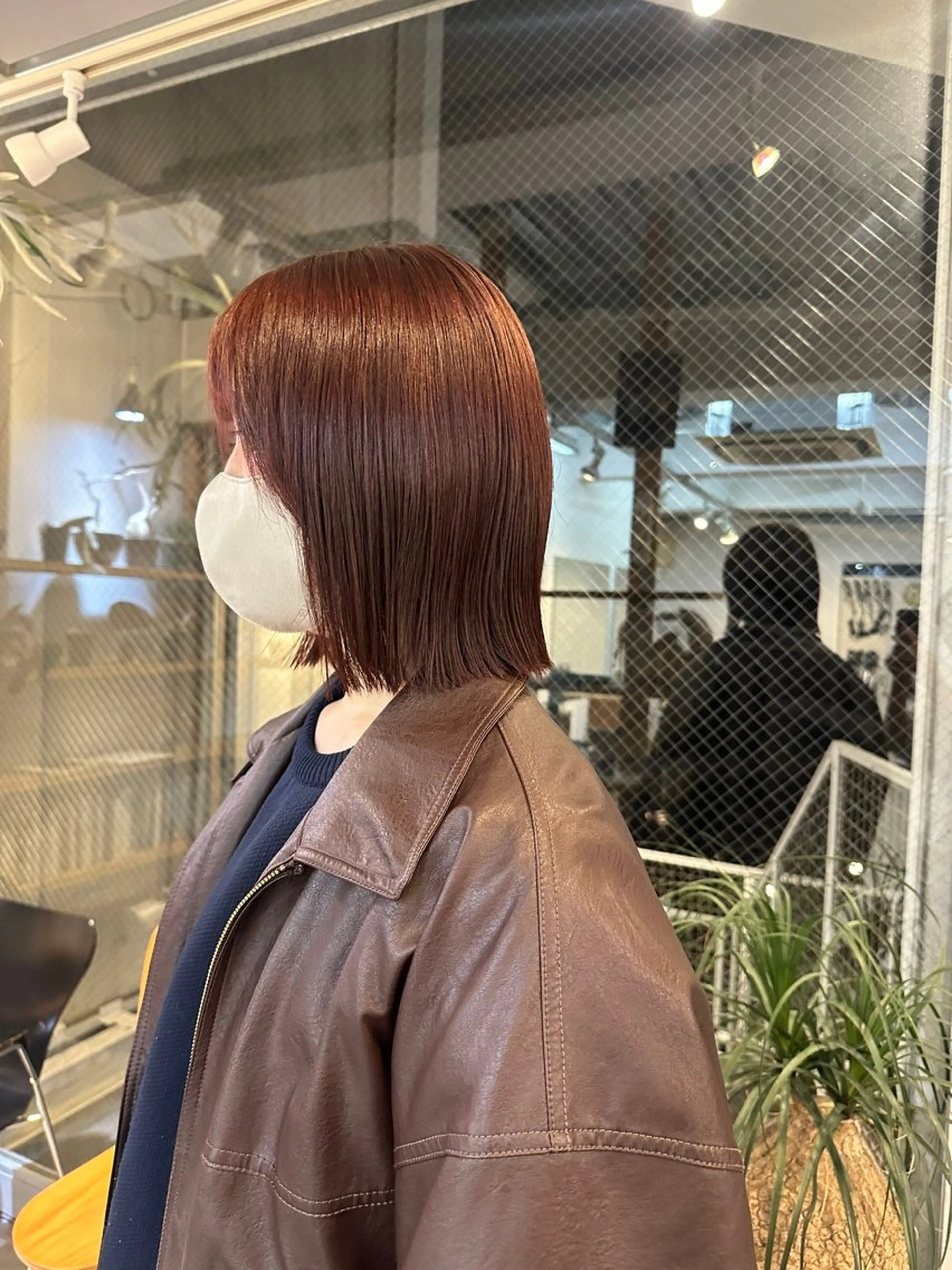 ミディアム コミヤ ミズホのヘアスタイル