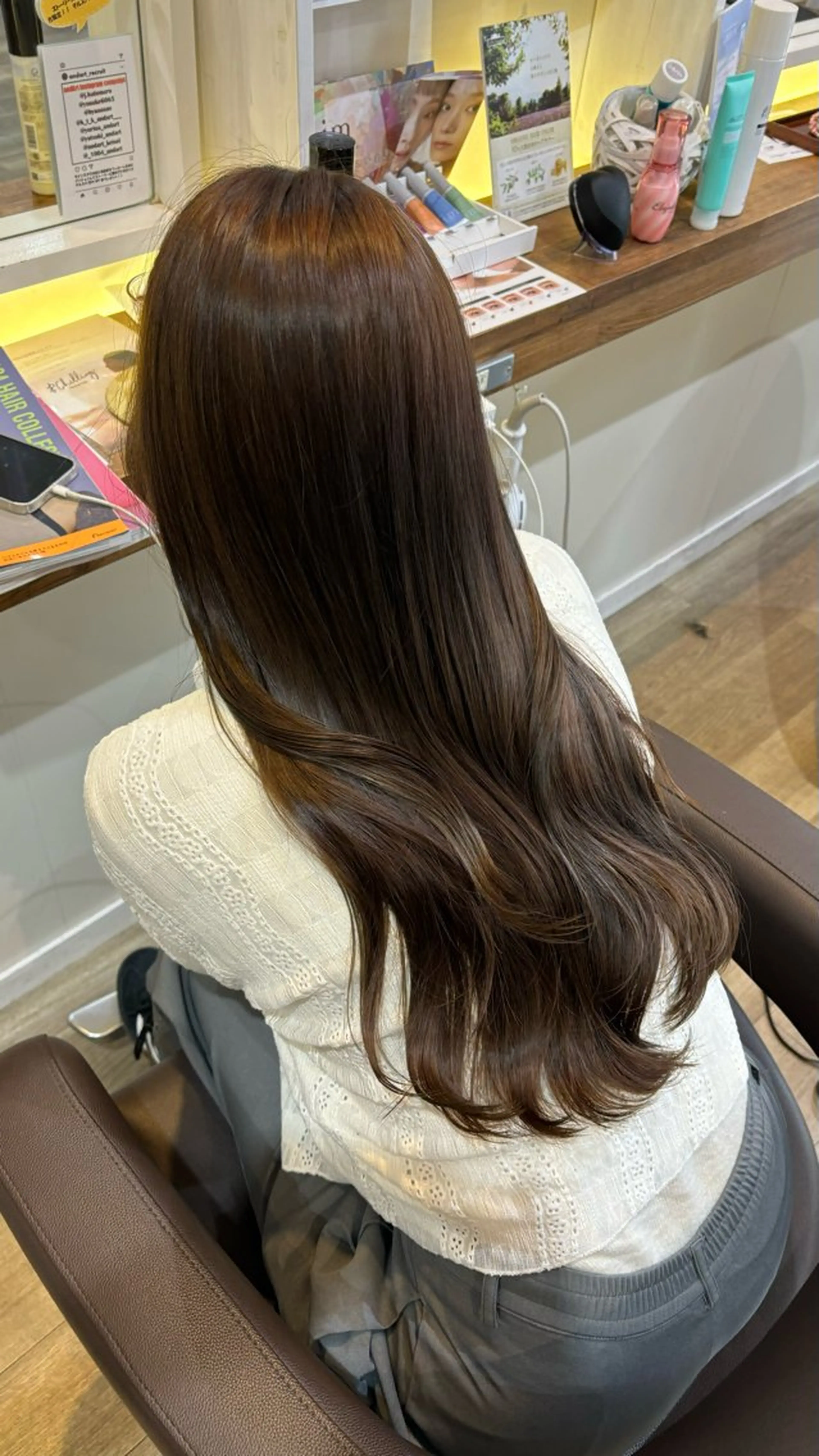 ロング ヘアカラー 🎀ハイトーン/ 艶カラー/夕月🎀のヘアスタイル