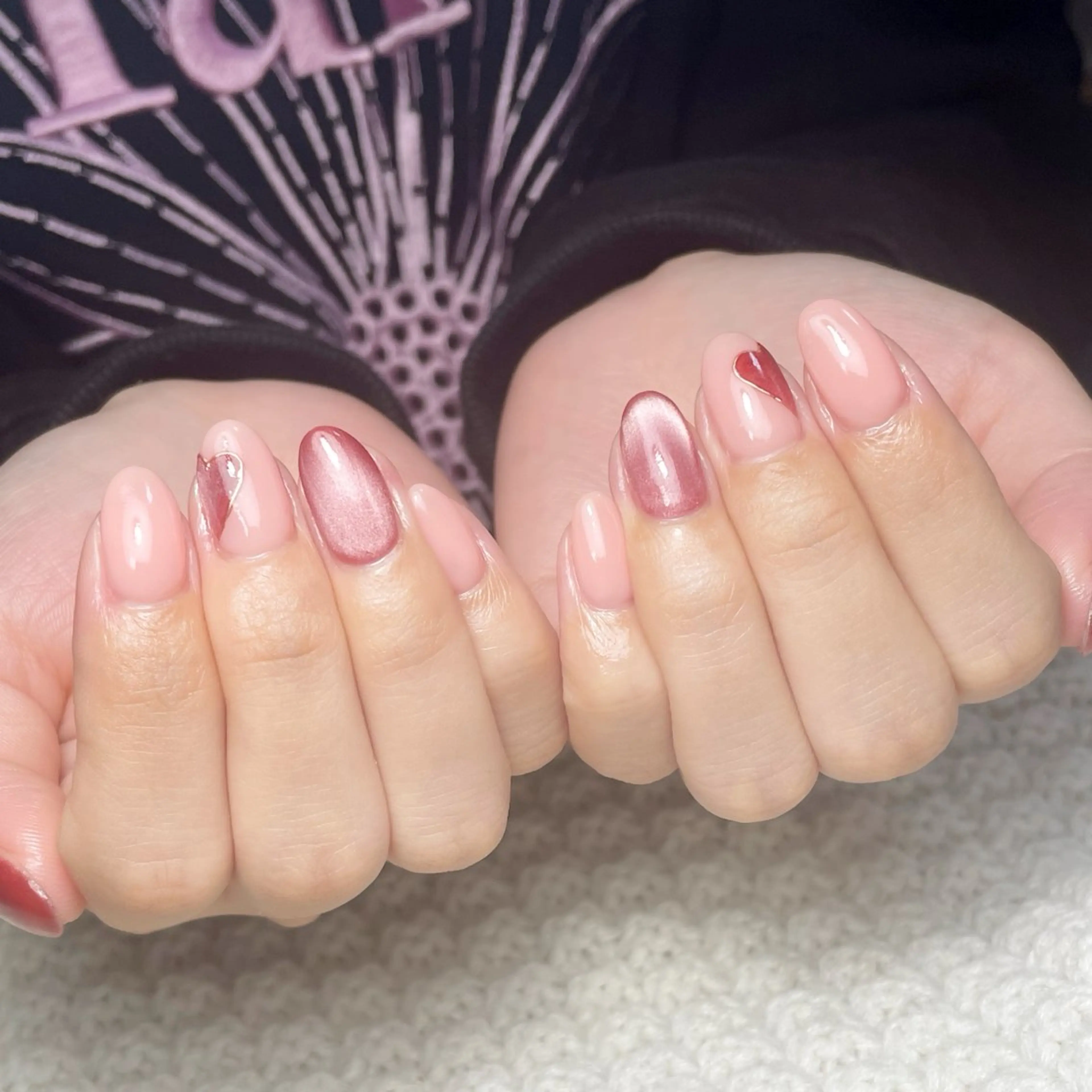 ネイル ハート Lavender Beauty所属・Lavender Beauty あやののネイルデザイン