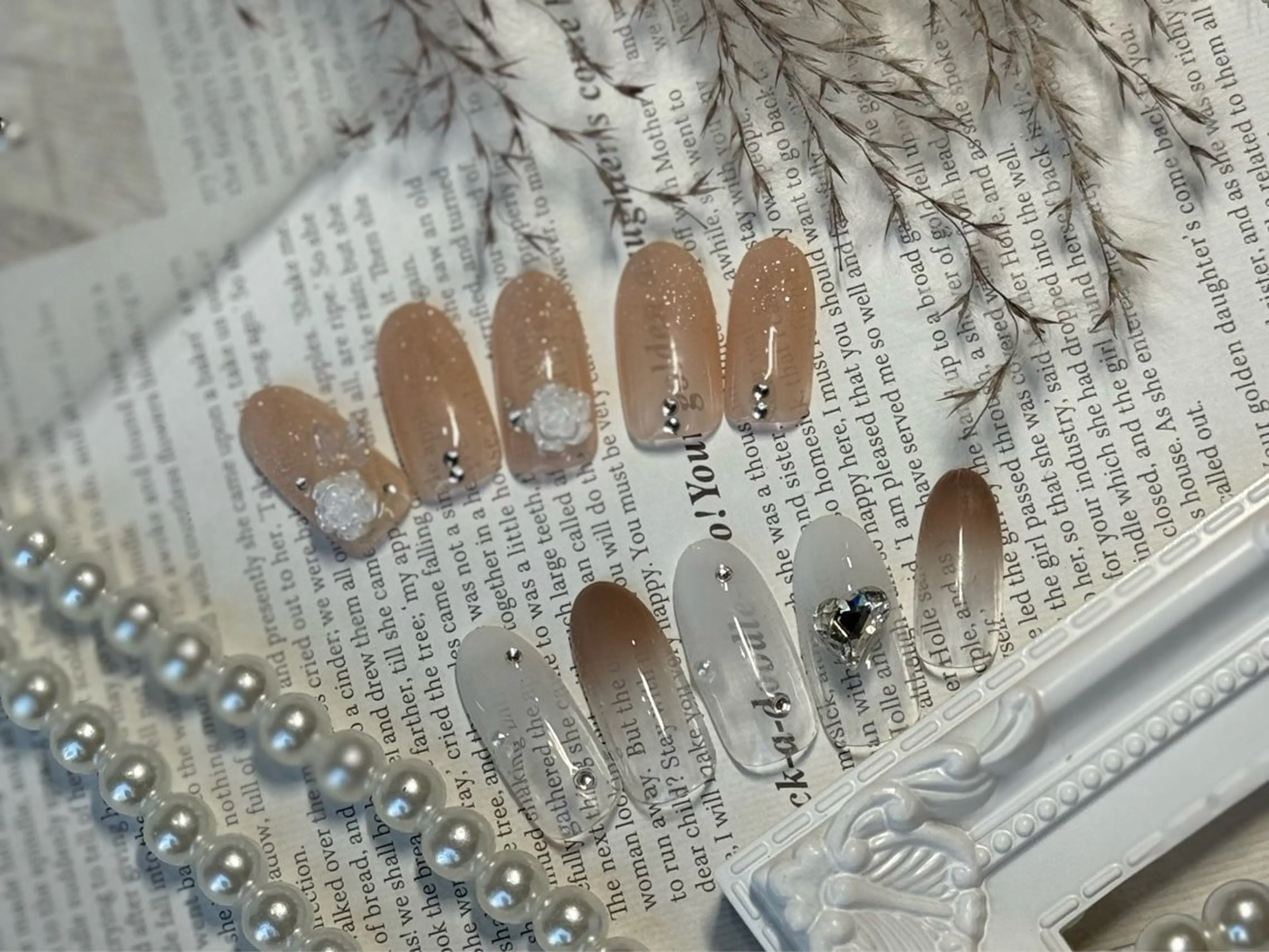 ネイル フットネイル フレンチネイル 韓国ネイル マグネットネイル ニュアンスネイル Stimu nail Sakashitaのネイルデザイン