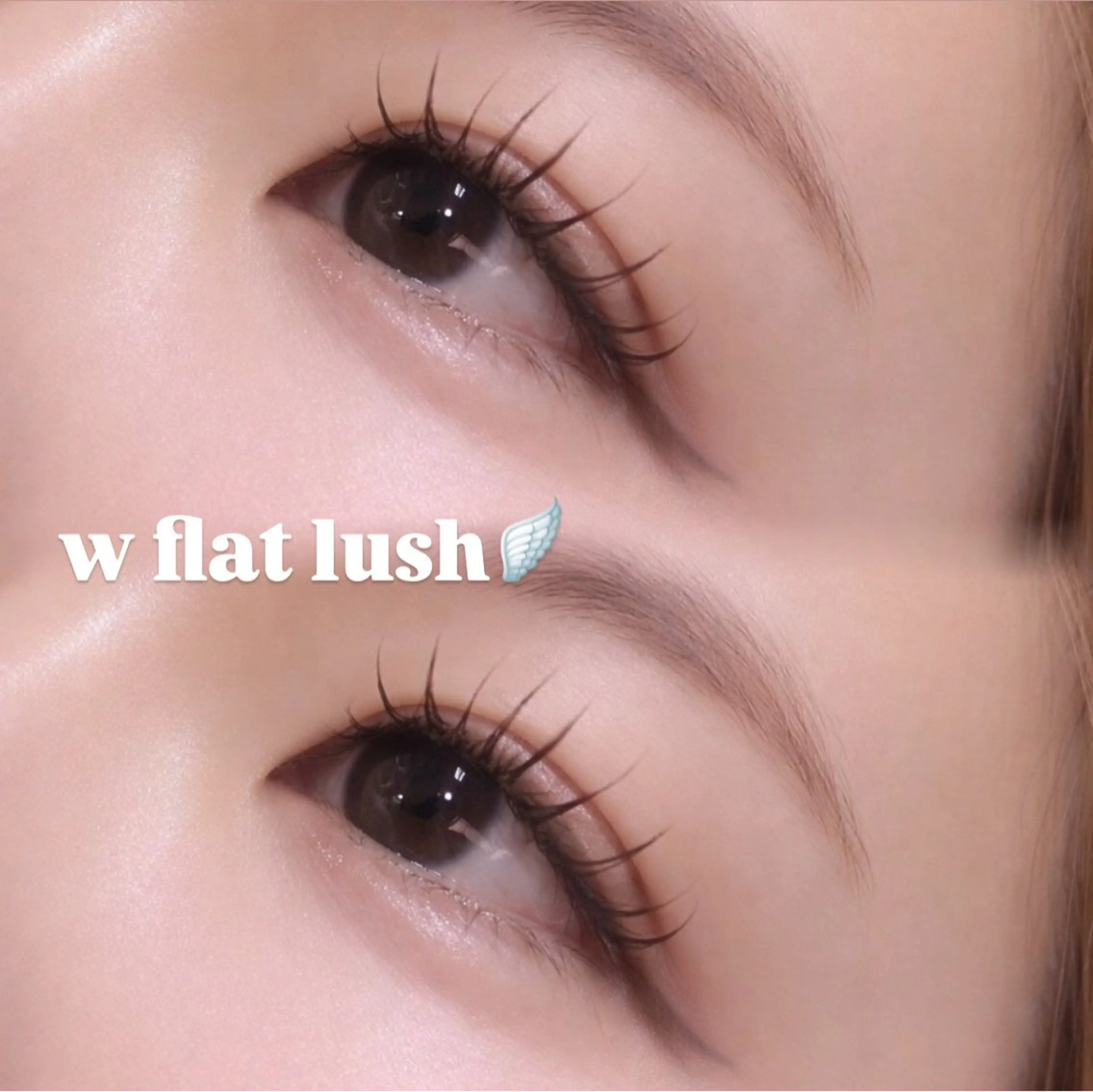 最軽量フラットラッシュ使用✨ダブルフラット60束✨【美容液コーティング付き】の写真