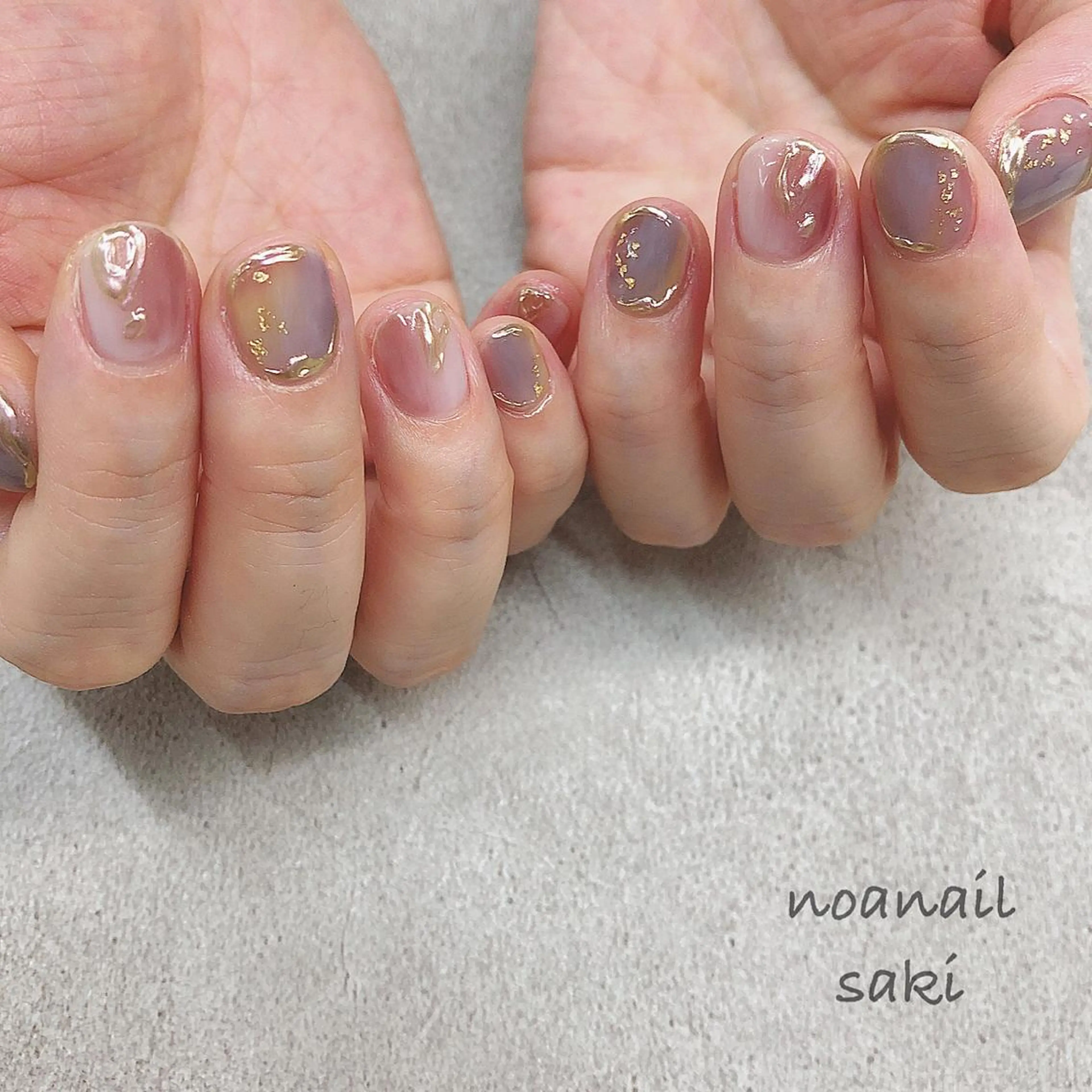 カラー ネイル アートネイル nailsalon noa所属・nailist sakiのネイルデザイン