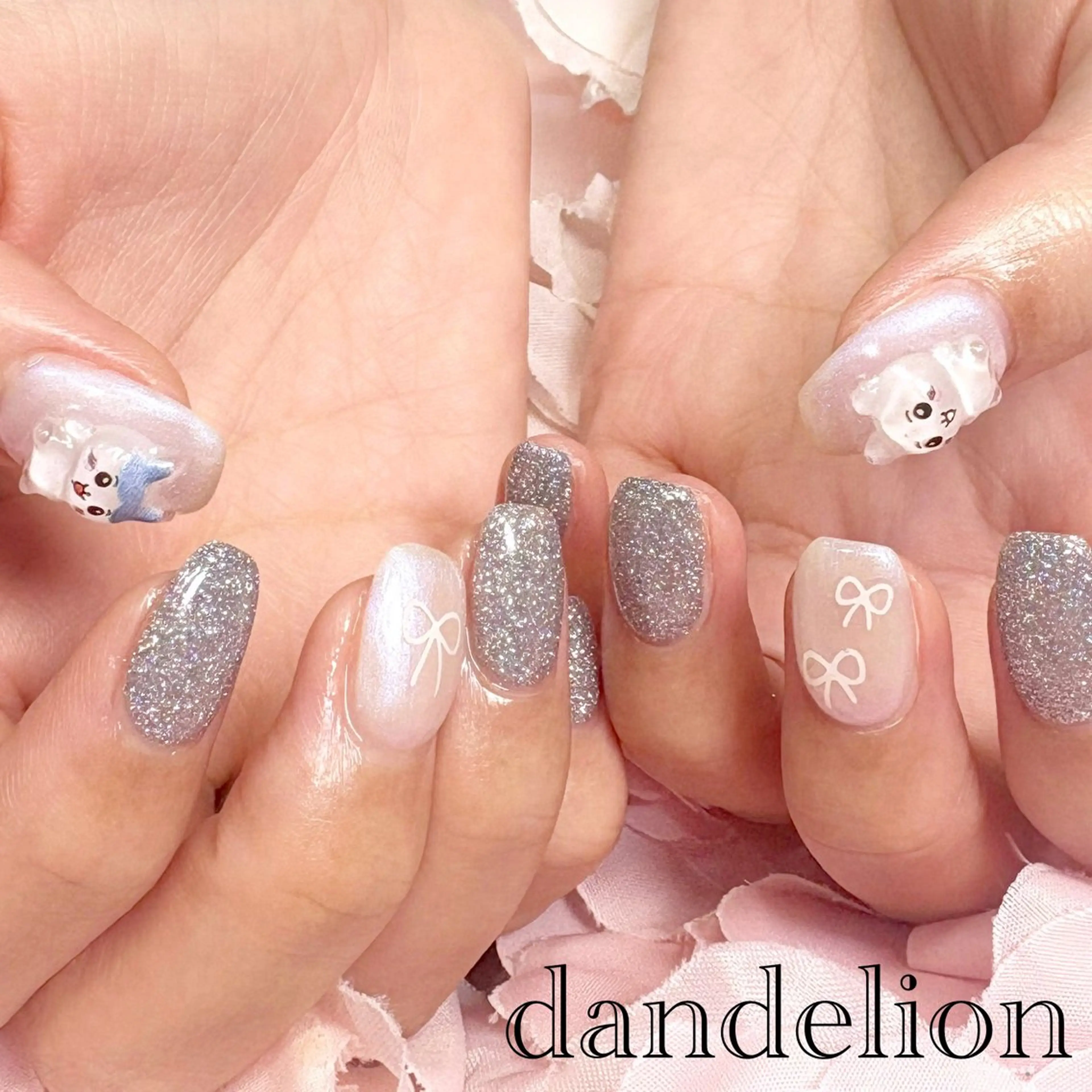 ネイル ハンドネイル ハンドケア dandelion ダンデライオンのネイルデザイン