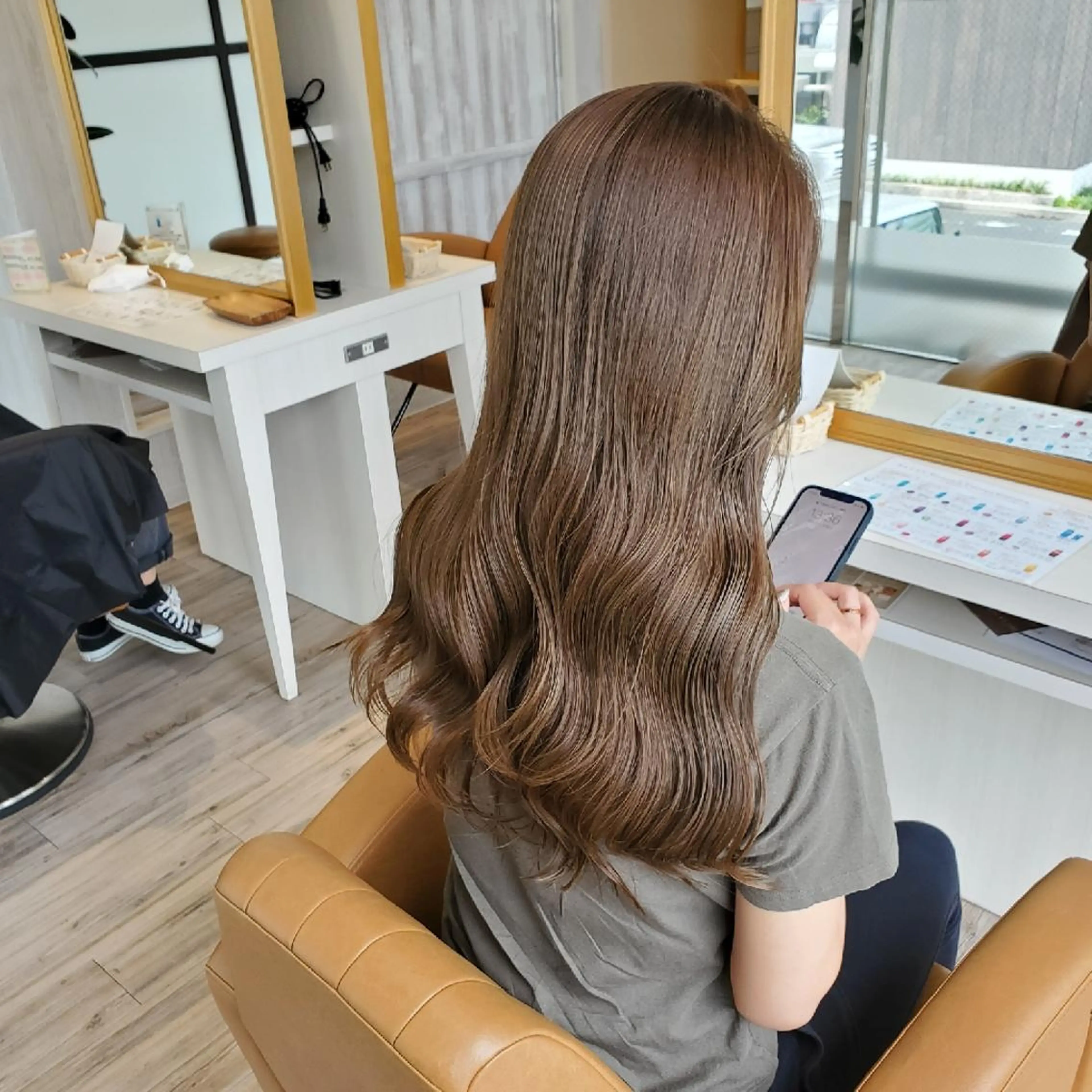 ロング カラー ヘアカラー トリートメント レイヤーカット/ ウルフカット/大橋 のヘアスタイル