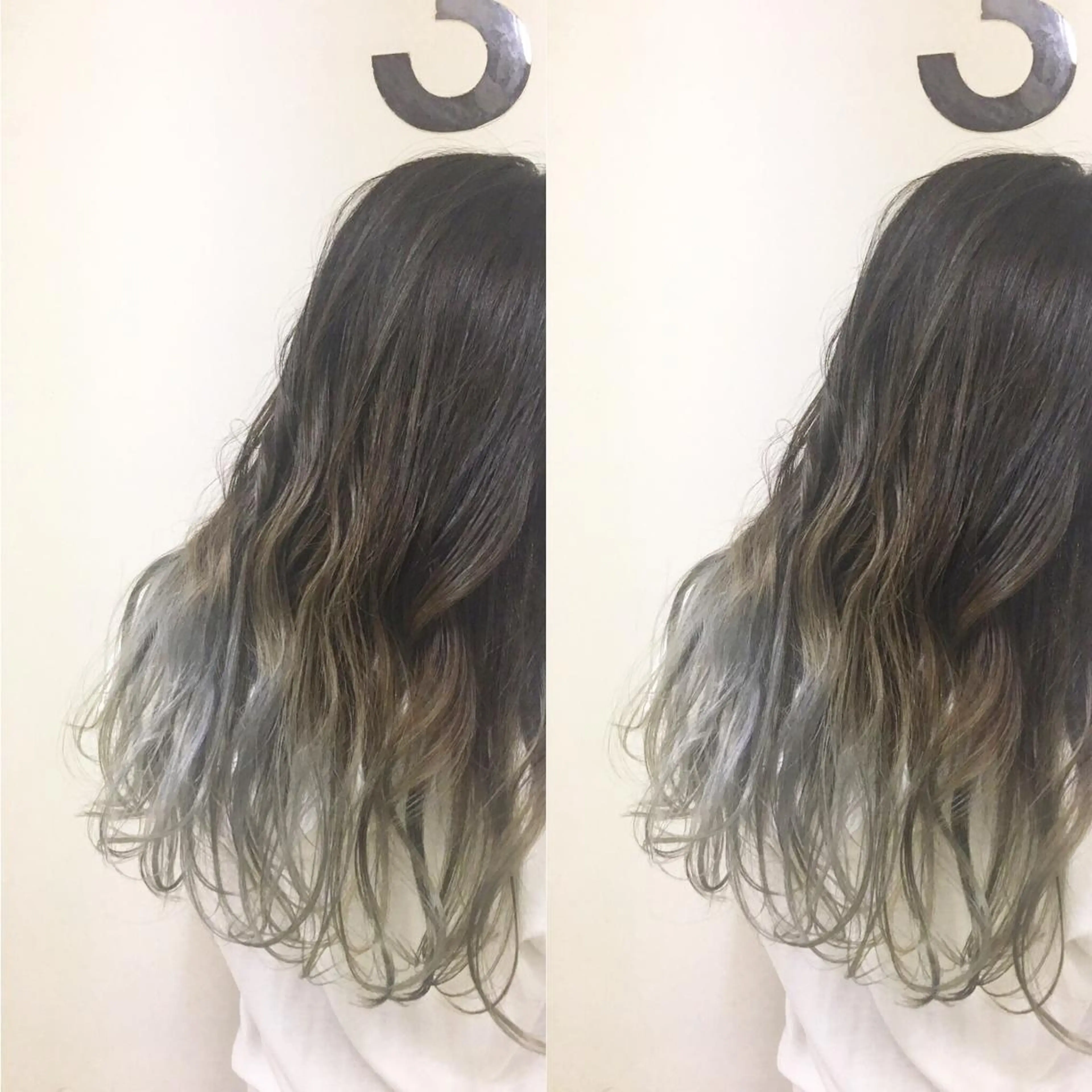 セミロング カラー ヘアアレンジ メンズ キッズ ネイル マツエク・マツパ グラデーションカラー グレージュ グラデーション AUBE HAIRazul吉祥寺所属・綺麗な髪質にしたい方 限定🌈清水　祥のヘアスタイル