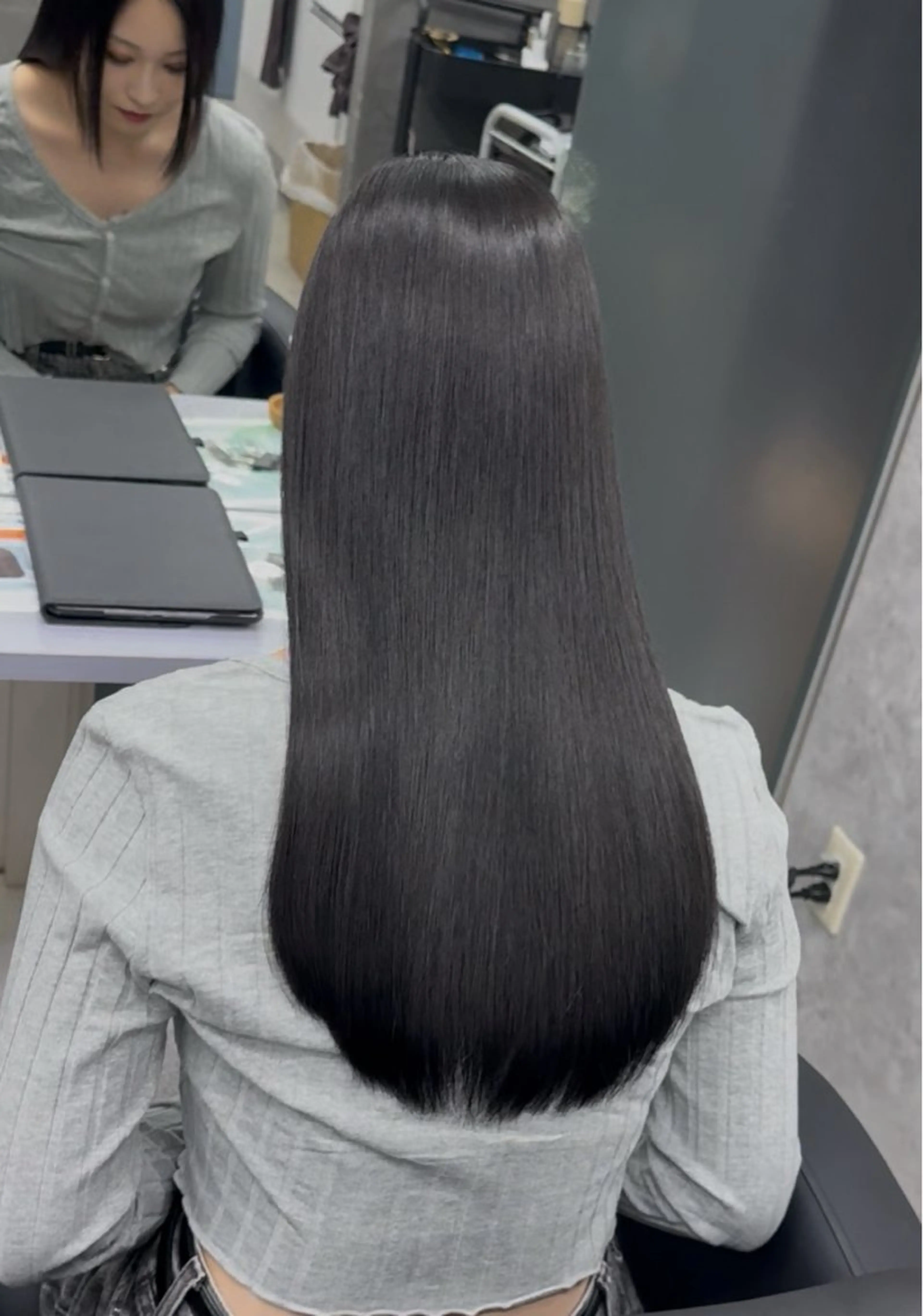 ロング ハイライト 髪質改善 レイヤーカット トリートメント カット トリートメント Forest. -髪質改善-のヘアスタイル